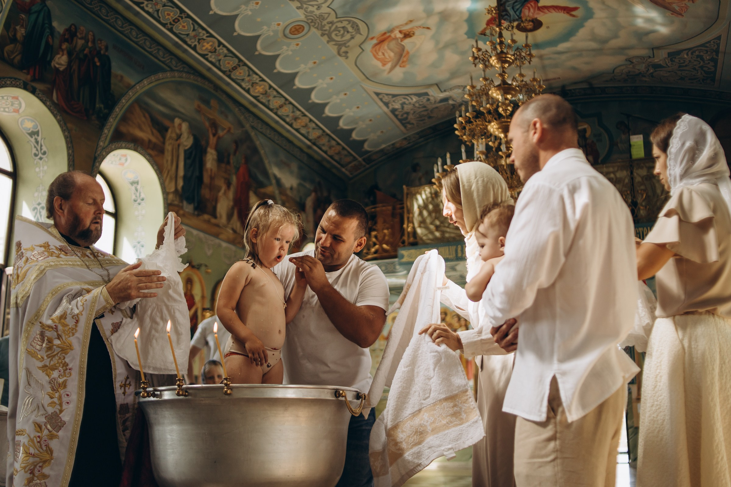 Крещение Варвары и Елизаветы. Семейный фотограф в Волгодонске Краченцева Анна