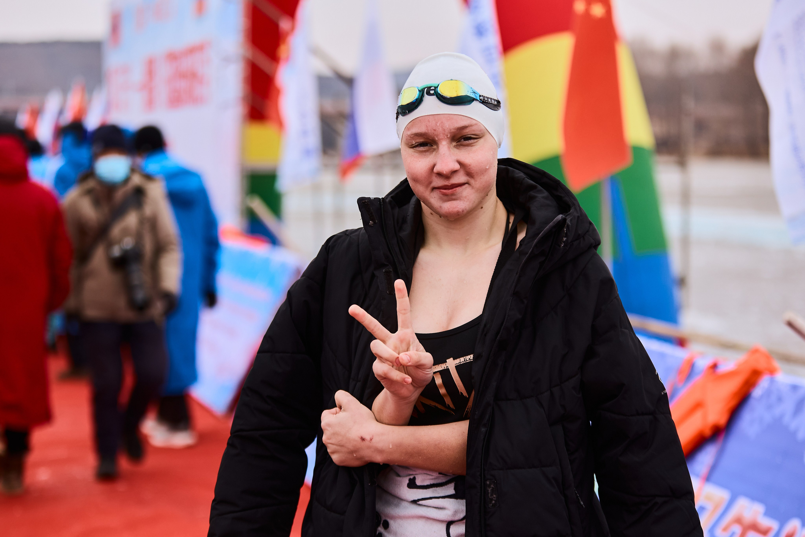 Международные соревнования по зимнему плаванью | Китай. Moskovkophoto.com | Качественный контент для вашего бизнеса