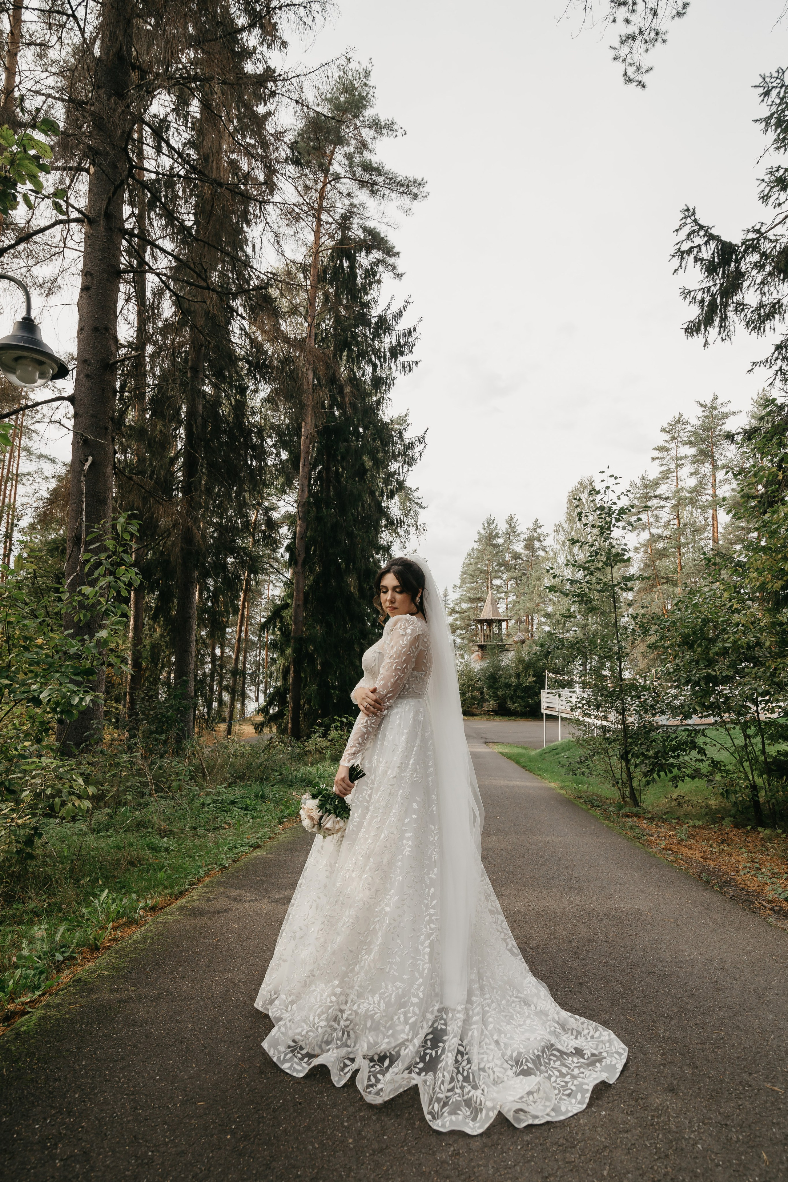 Свадебная фотосессия на природе