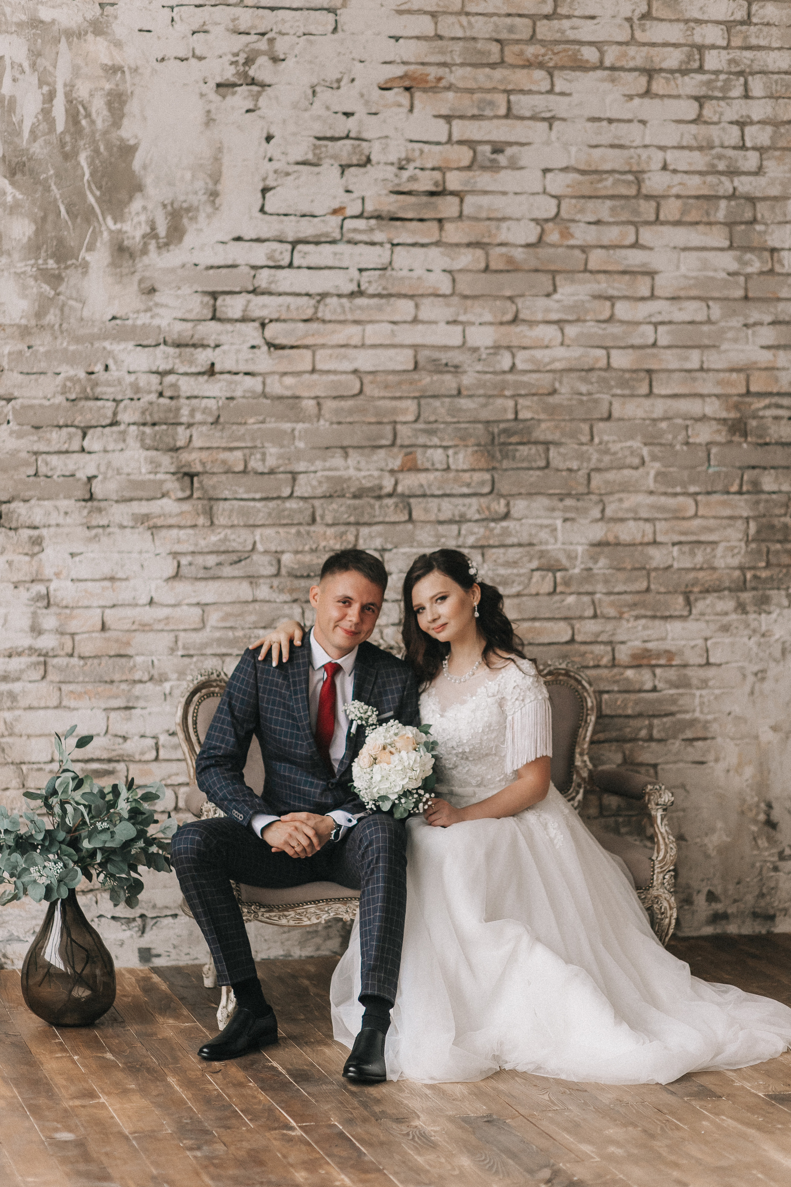 Анастасия и Вячеслав в студии и Бобровой долине. Свадебный фотограф Юлия Сарапульцева, Ижевск