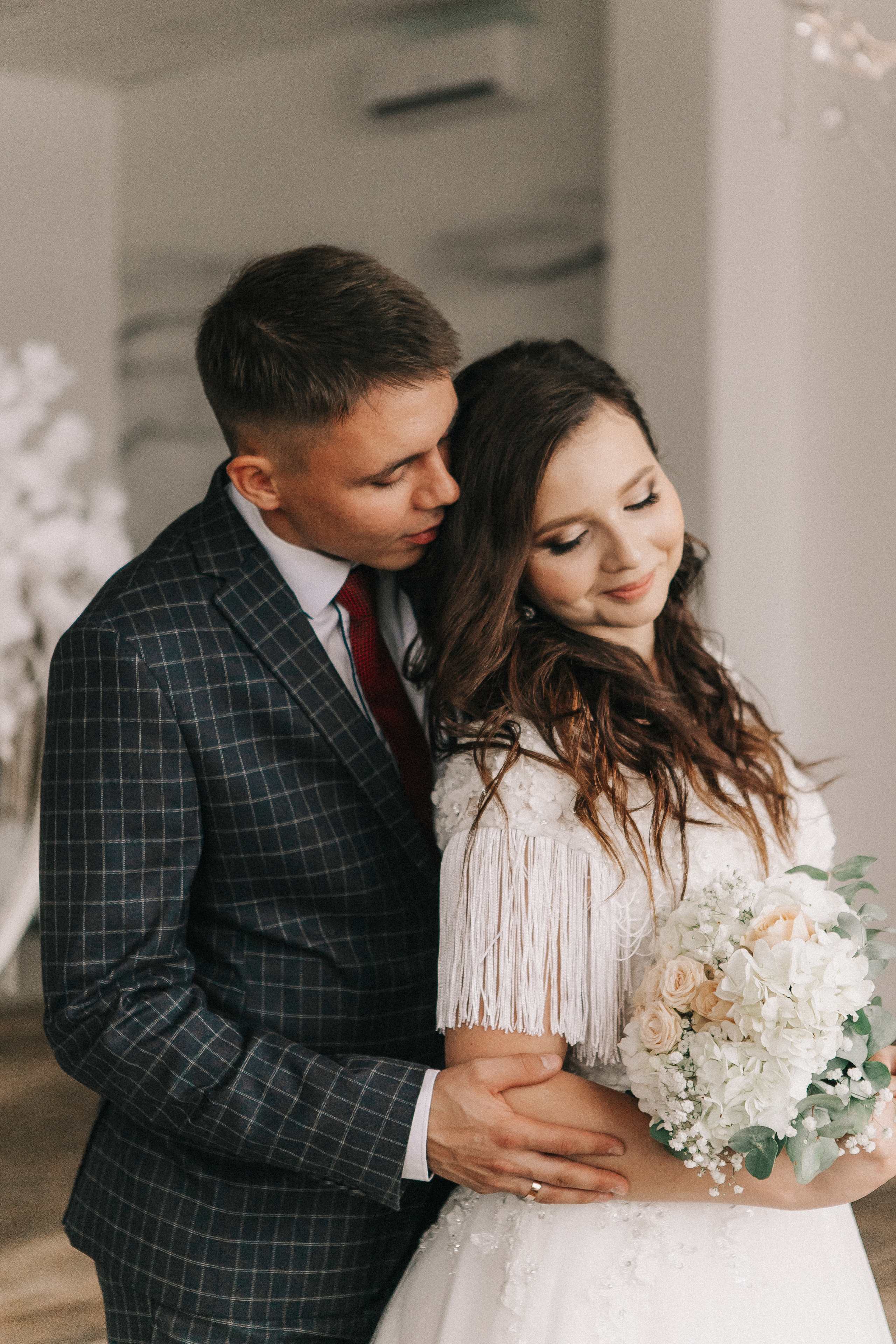 Анастасия и Вячеслав в студии и Бобровой долине. Свадебный фотограф Юлия Сарапульцева, Ижевск