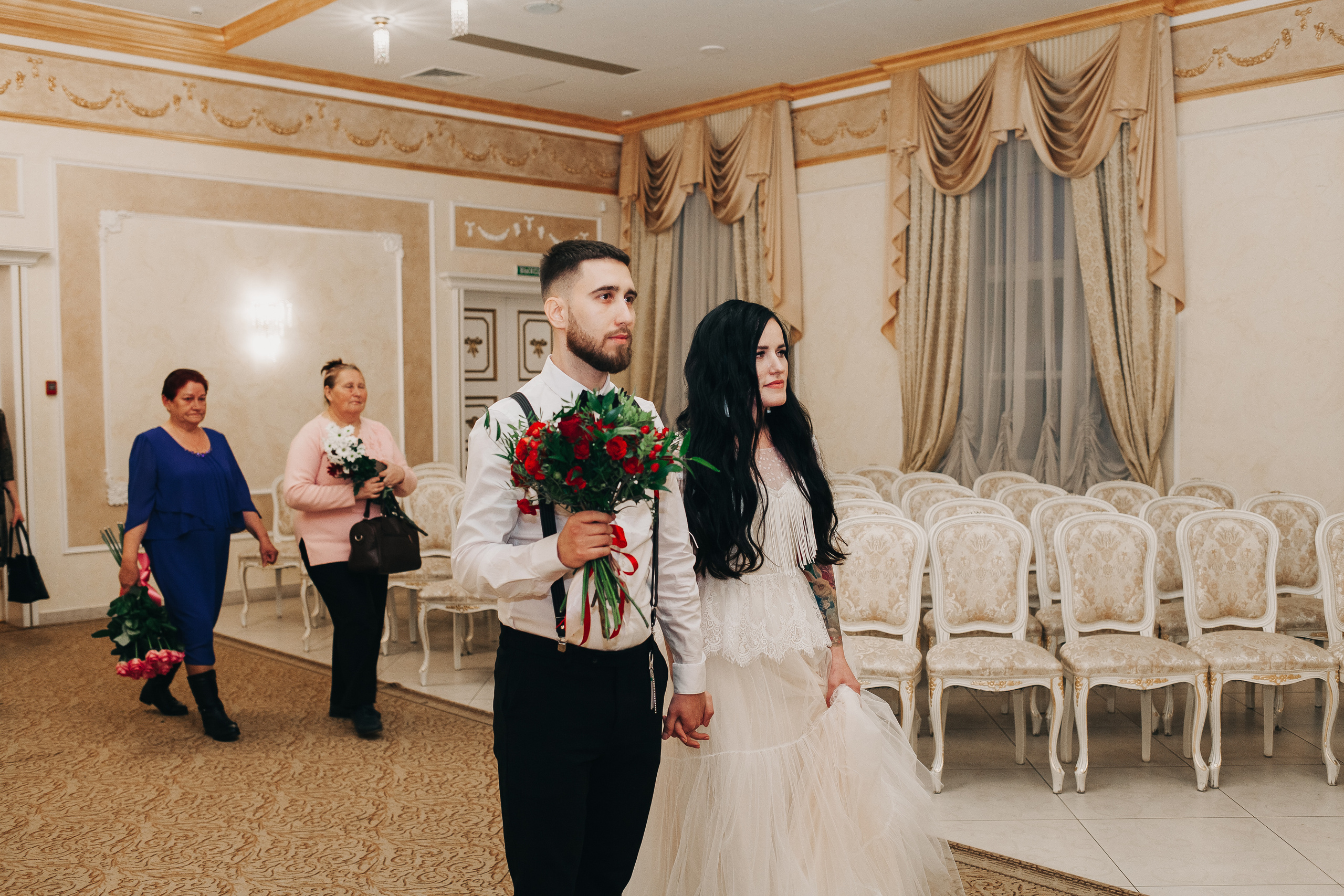 Настя, Сергей. Эрмитаж-холл, зимний сад. Свадебный фотограф Юлия Сарапульцева, Ижевск