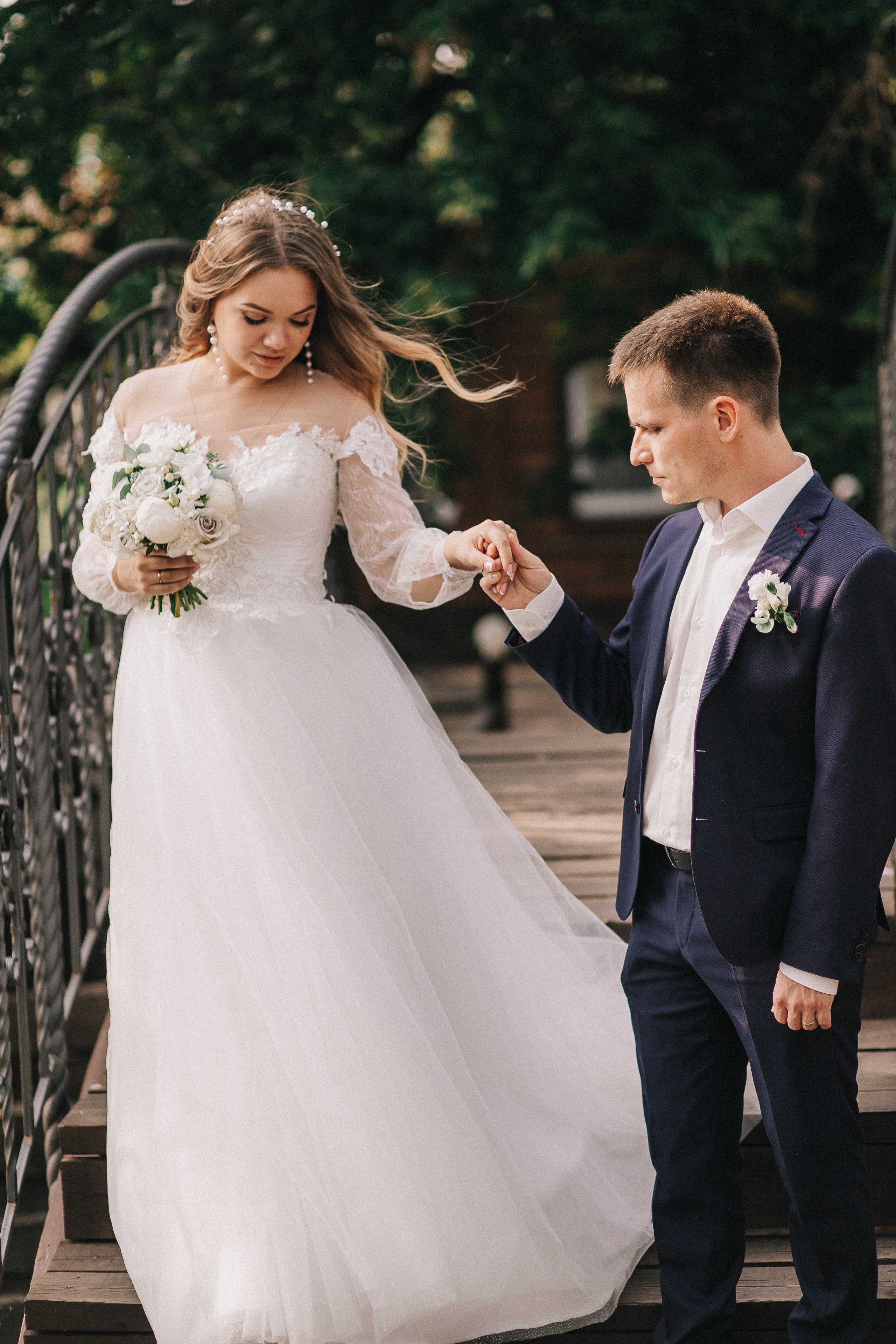 Татьяна и Никита, студия, парк. Свадебный фотограф Юлия Сарапульцева, Ижевск