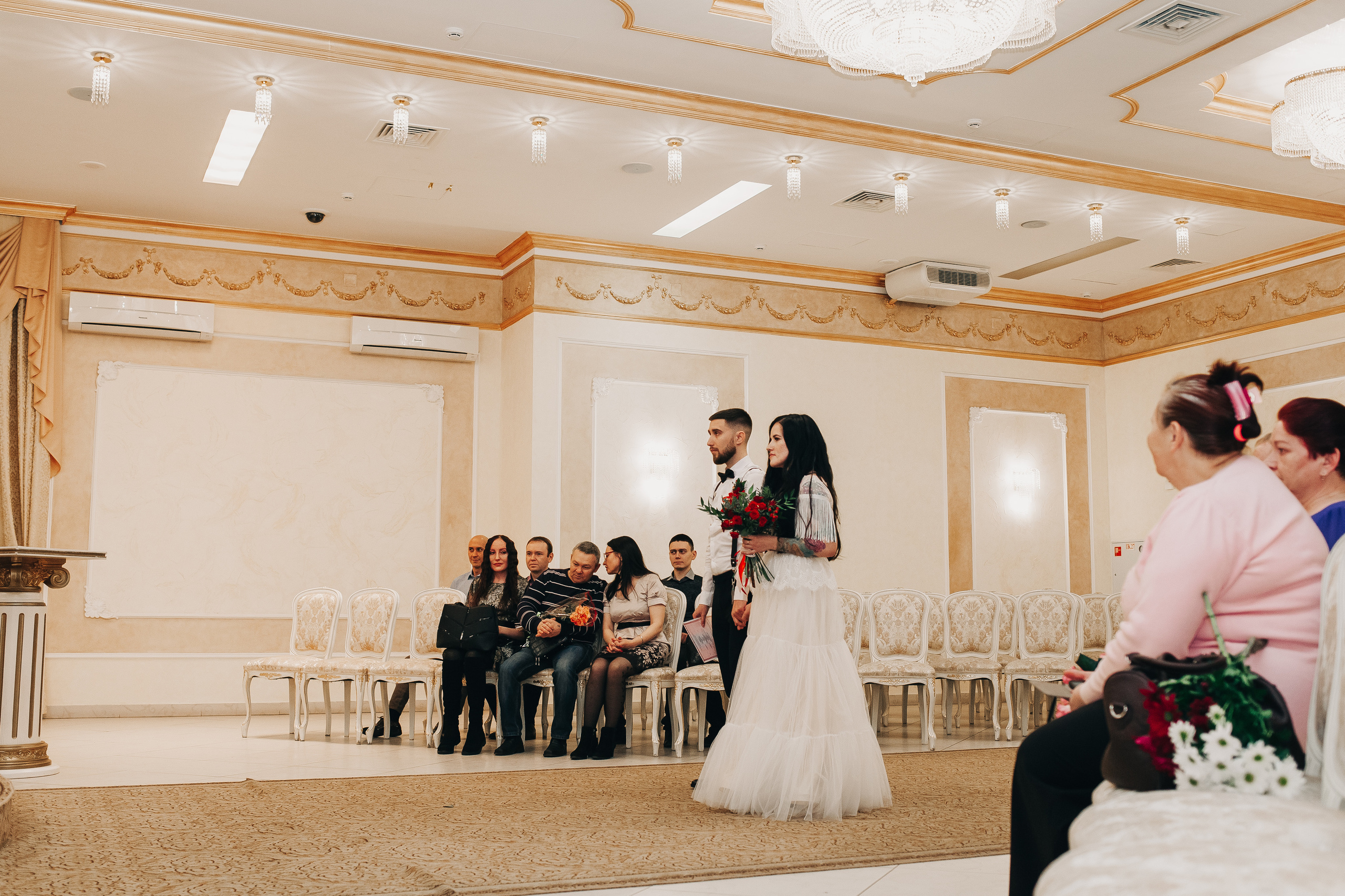 Настя, Сергей. Эрмитаж-холл, зимний сад. Свадебный фотограф Юлия Сарапульцева, Ижевск