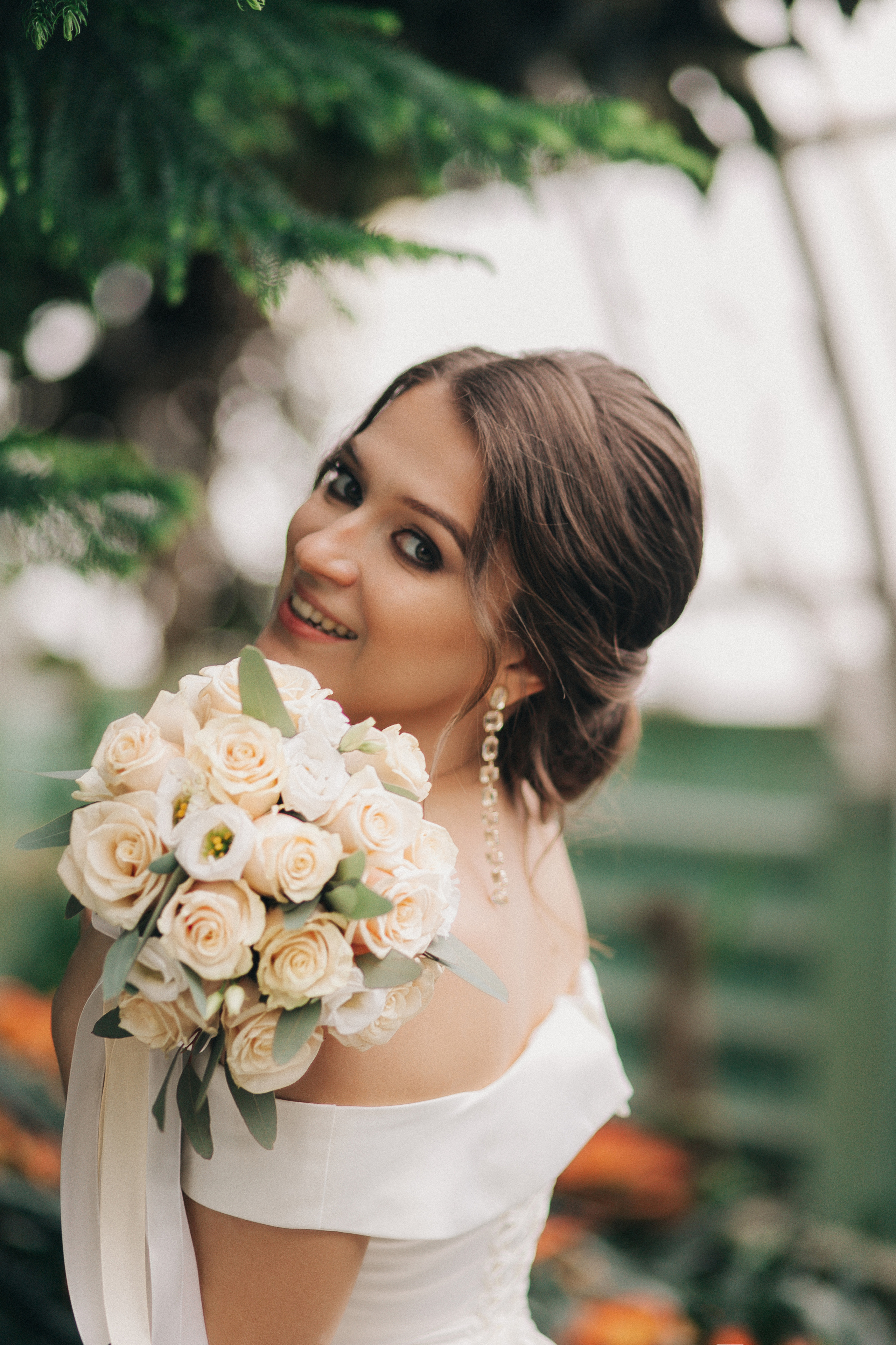 Мария, Михаил в зимнем саду. Свадебный фотограф Юлия Сарапульцева, Ижевск