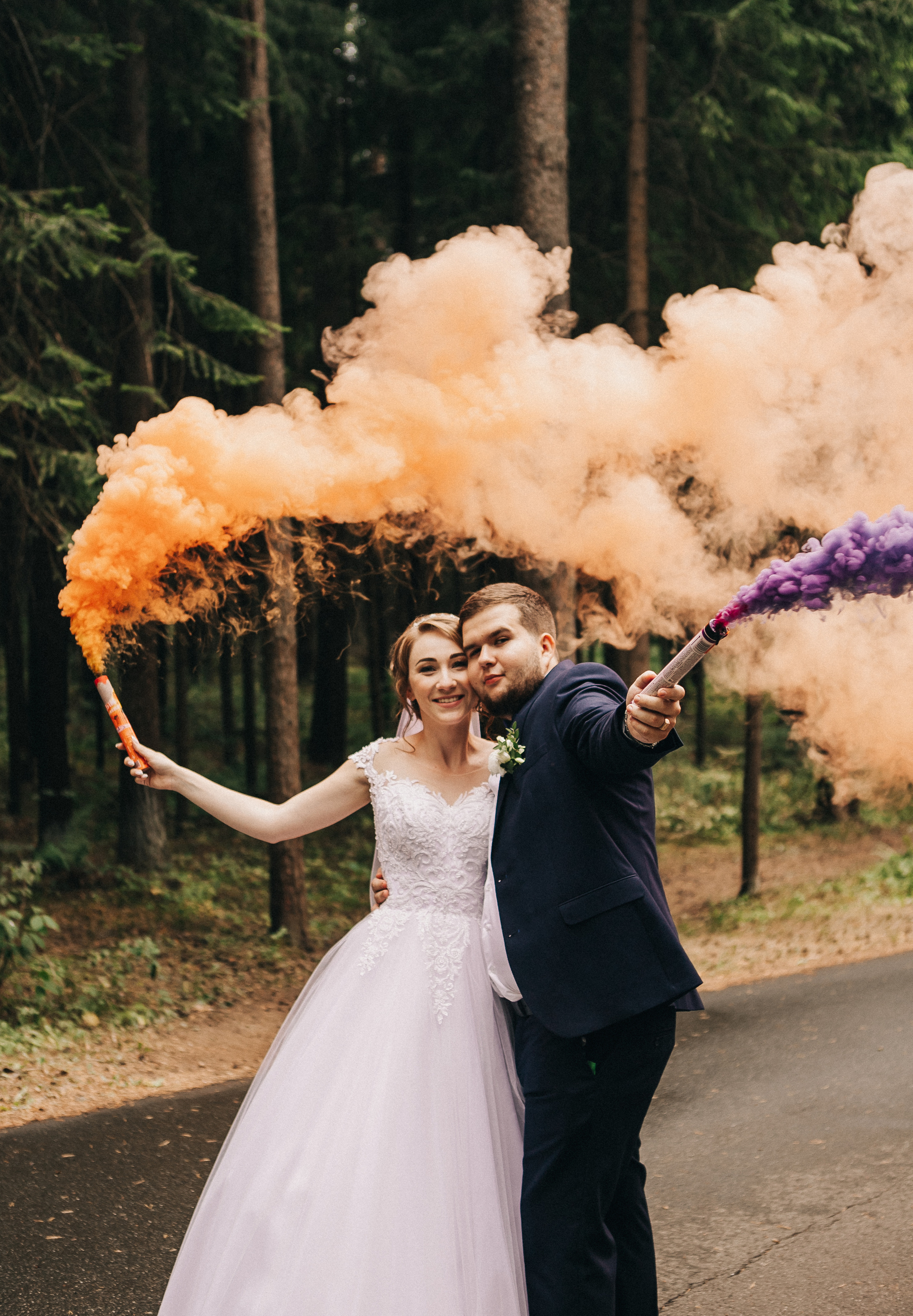 Богдан и Анастасия, Бобровая долина, биатлон. Свадебный фотограф Юлия Сарапульцева, Ижевск