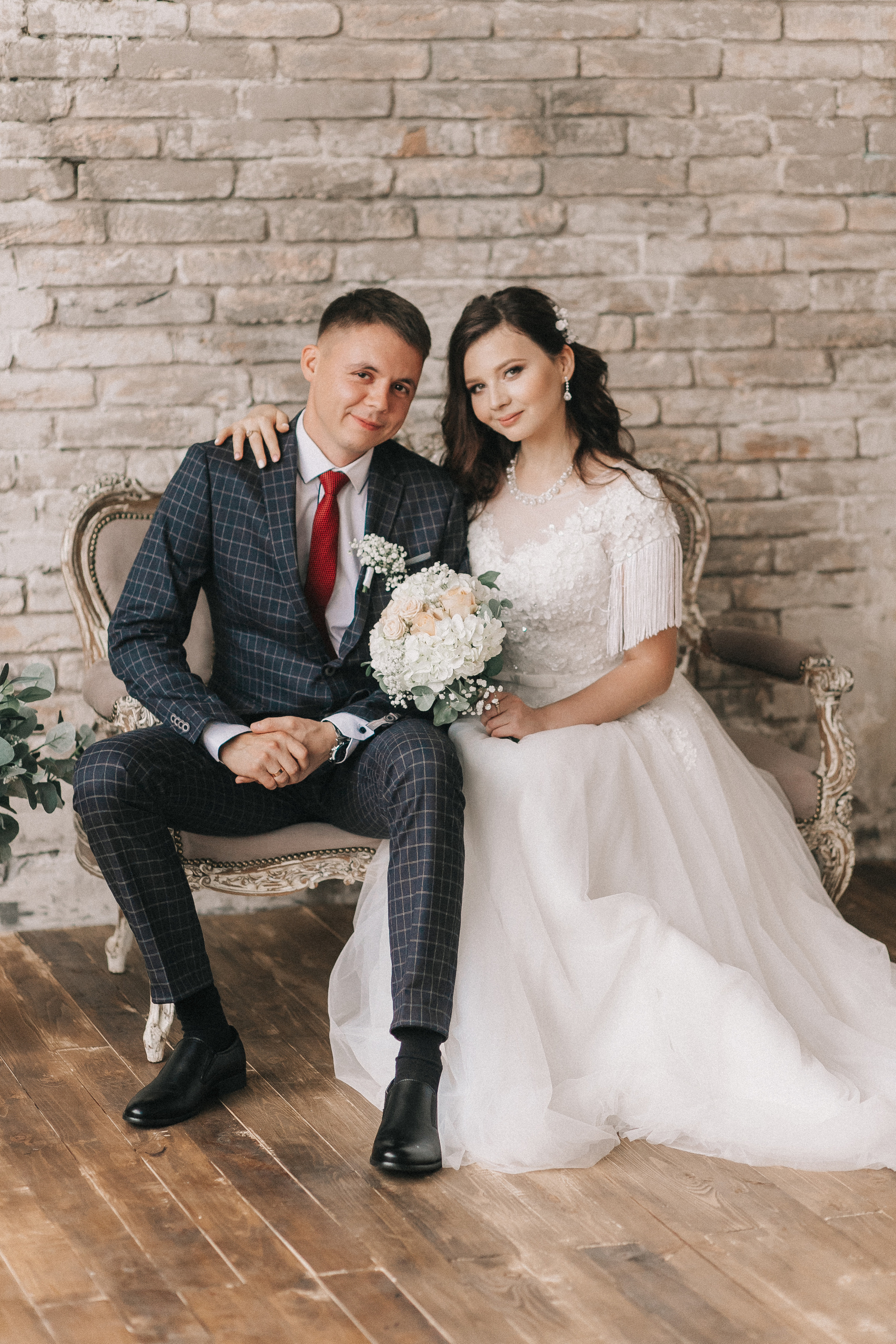 Анастасия и Вячеслав в студии и Бобровой долине. Свадебный фотограф Юлия Сарапульцева, Ижевск