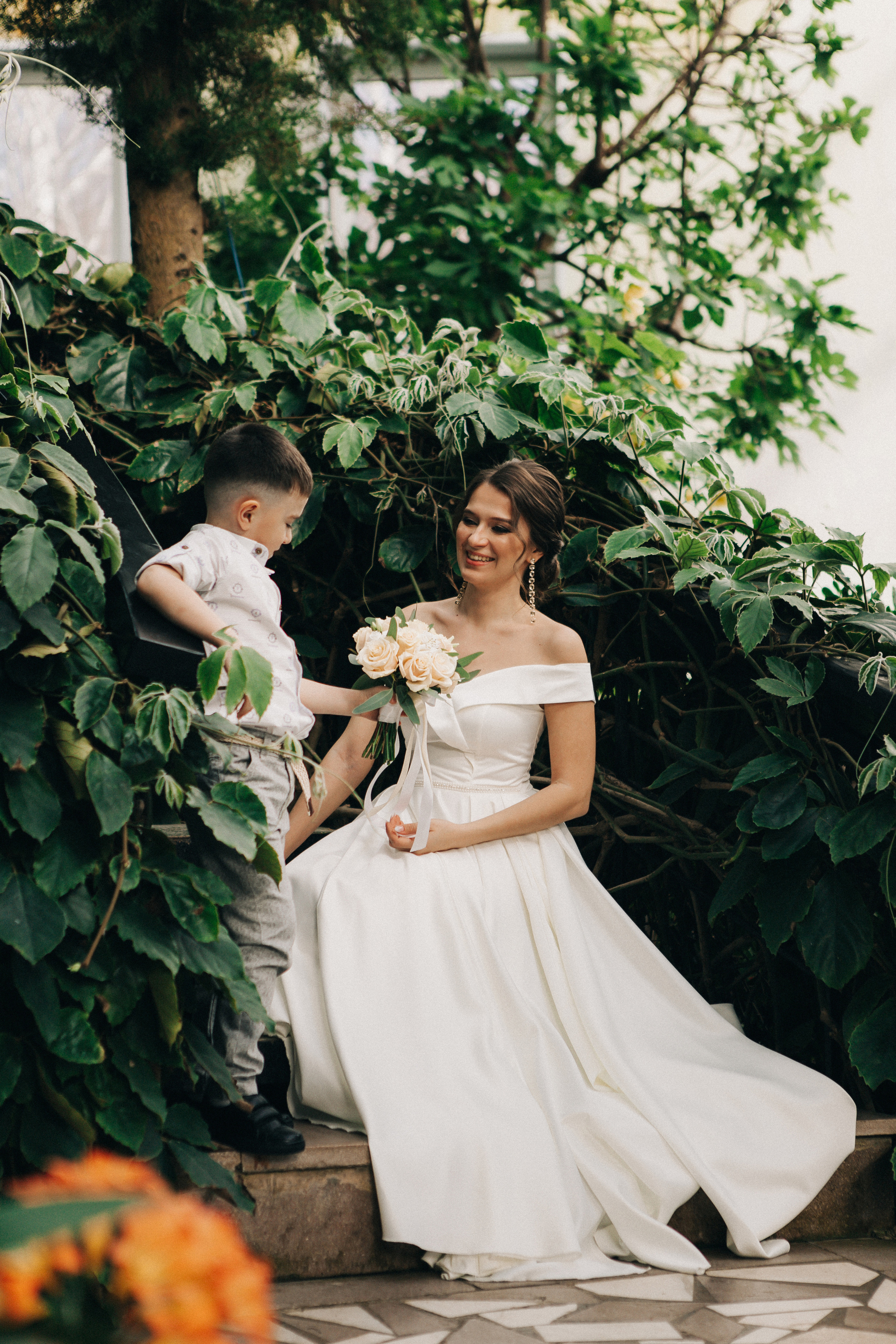 Мария, Михаил в зимнем саду. Свадебный фотограф Юлия Сарапульцева, Ижевск