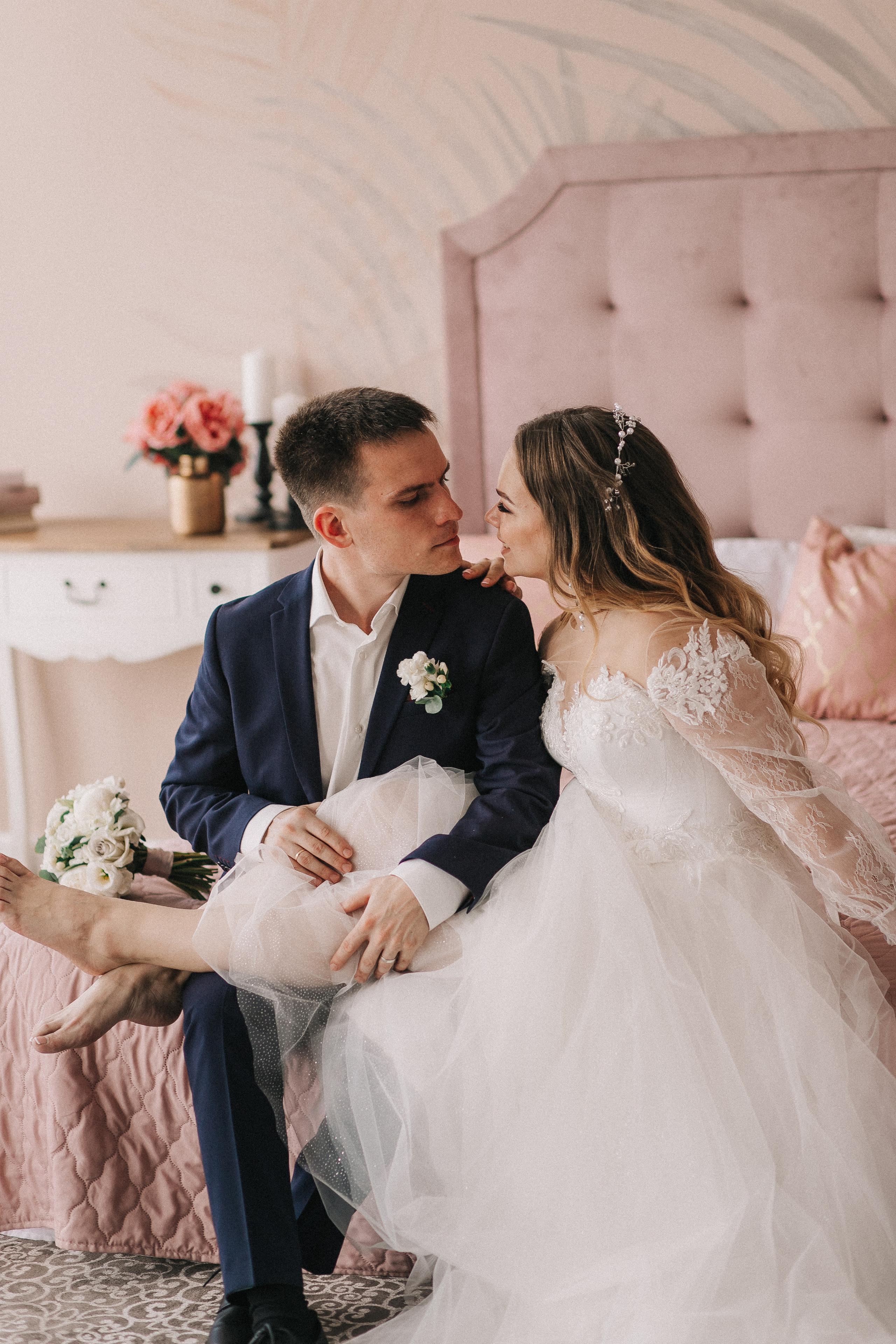 Татьяна и Никита, студия, парк. Свадебный фотограф Юлия Сарапульцева, Ижевск