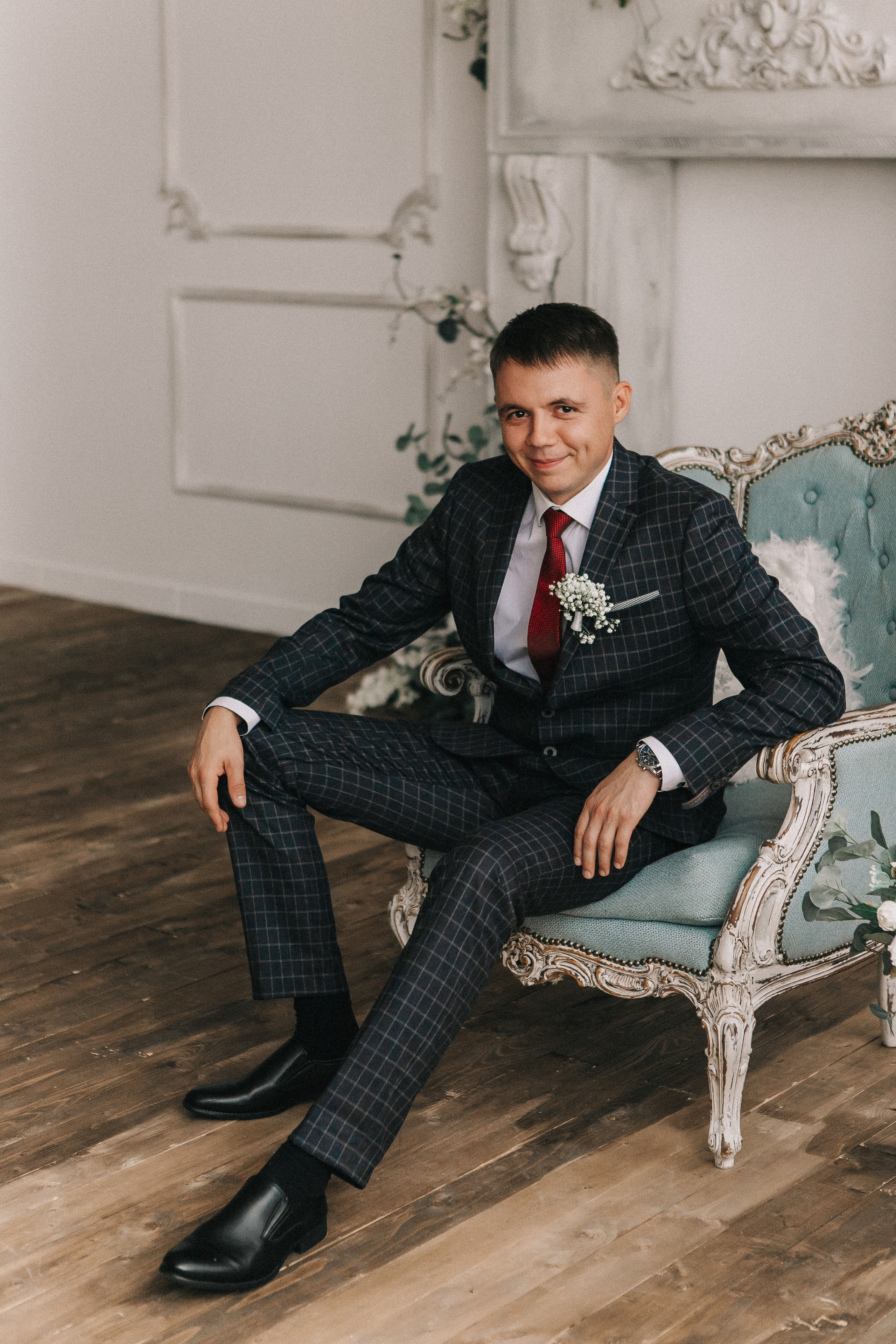 Анастасия и Вячеслав в студии и Бобровой долине. Свадебный фотограф Юлия Сарапульцева, Ижевск