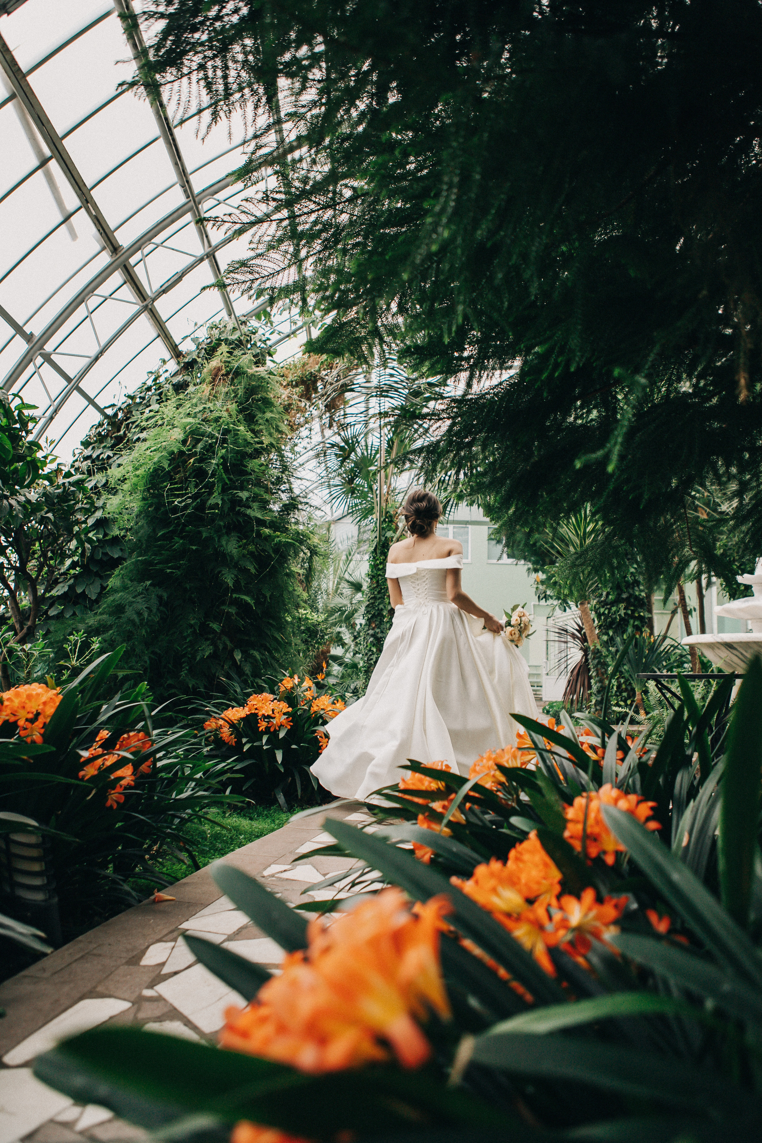 Мария, Михаил в зимнем саду. Свадебный фотограф Юлия Сарапульцева, Ижевск