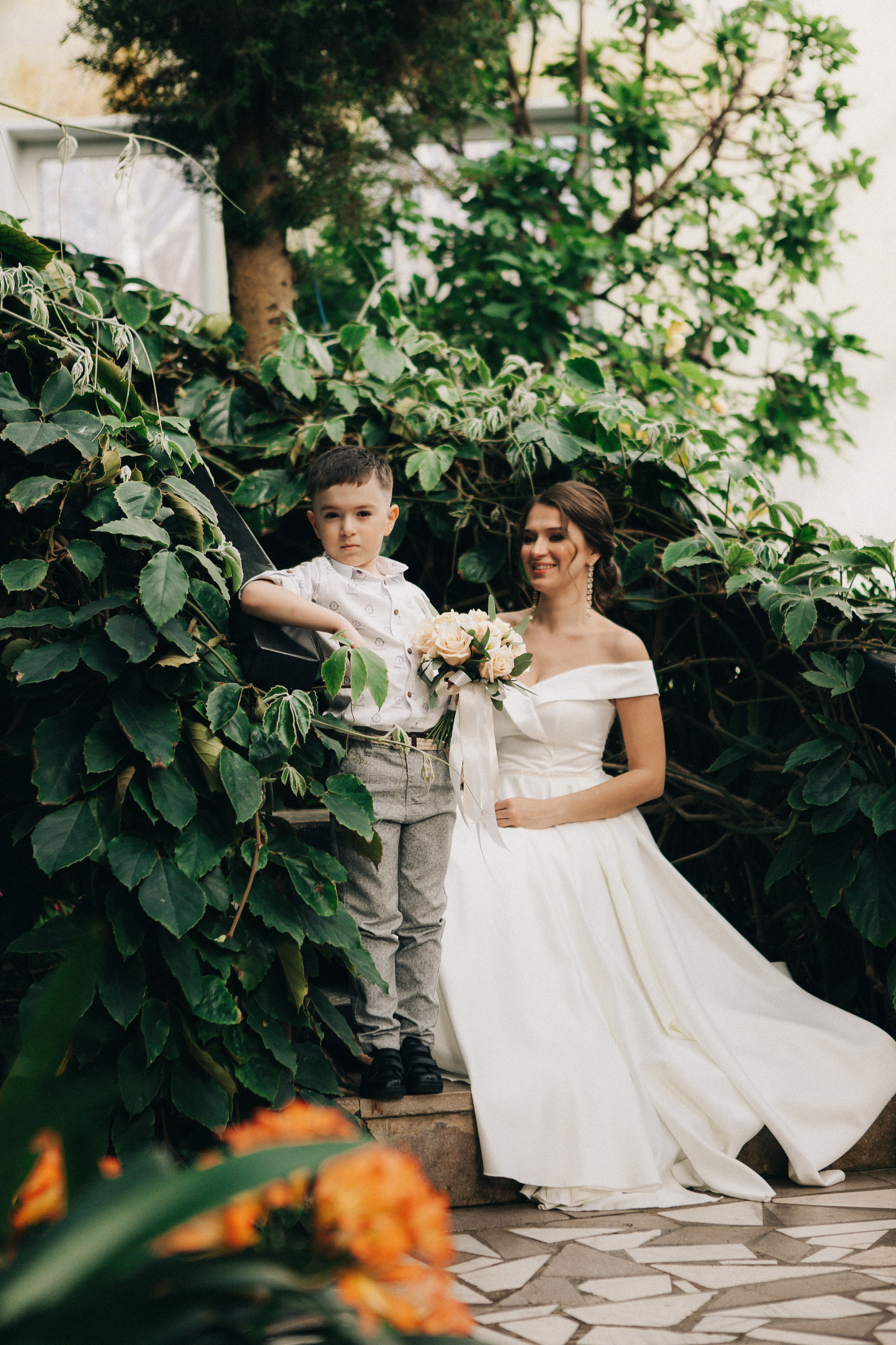 Мария, Михаил в зимнем саду. Свадебный фотограф Юлия Сарапульцева, Ижевск