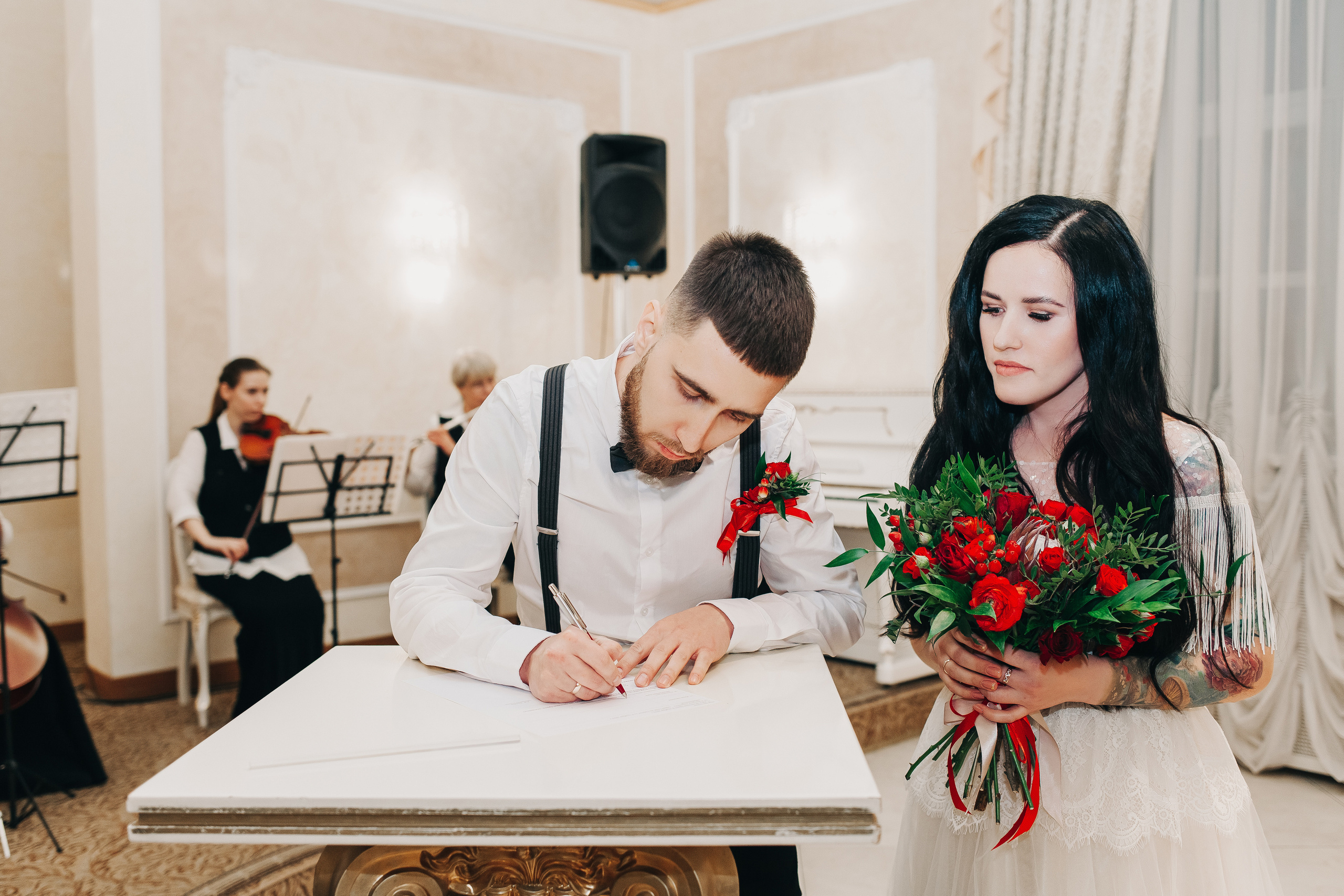 Настя, Сергей. Эрмитаж-холл, зимний сад. Свадебный фотограф Юлия Сарапульцева, Ижевск