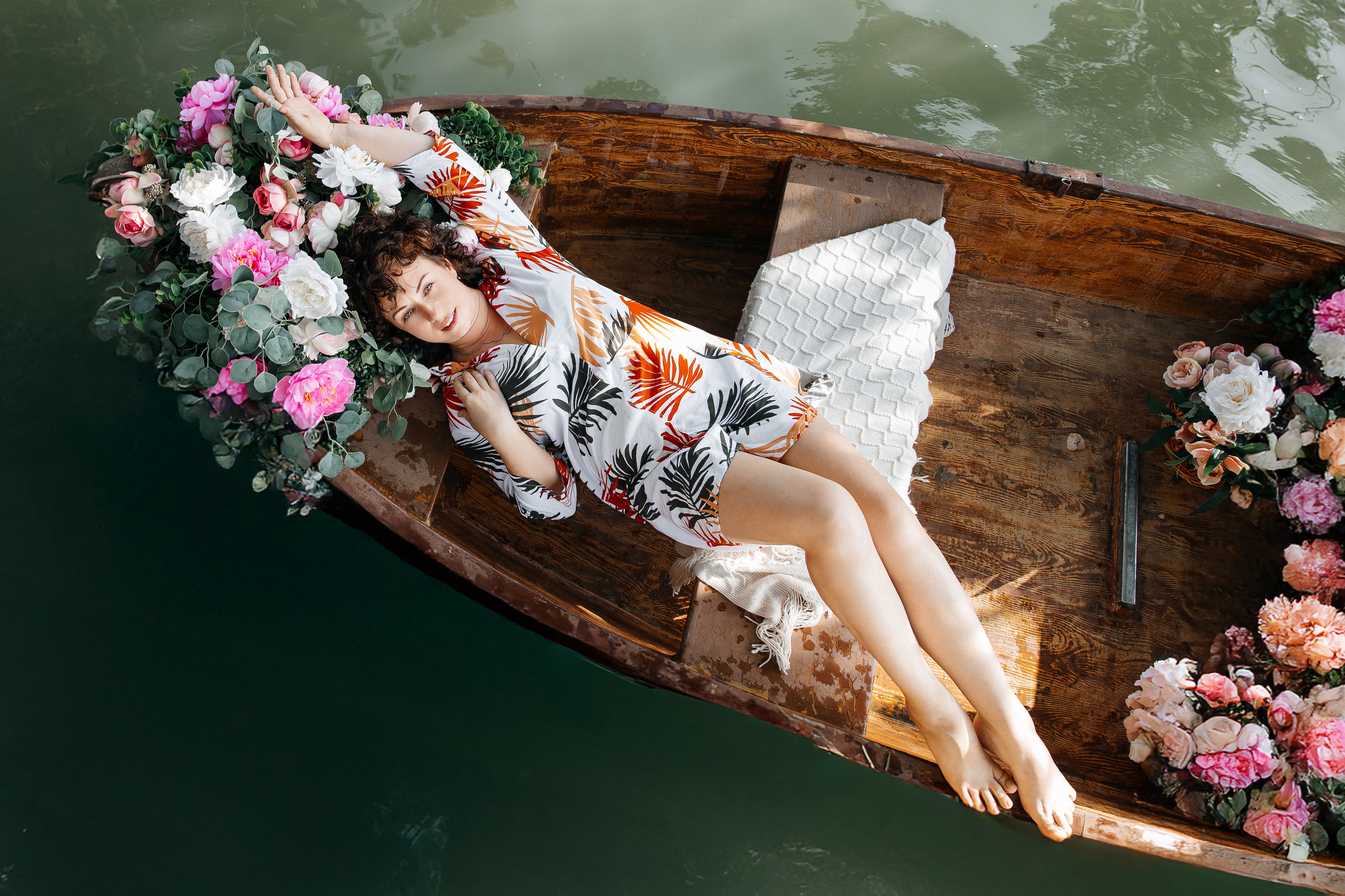 Цветочная лодка. Семейный и детский фотограф в Краснодаре Ксения Новикова