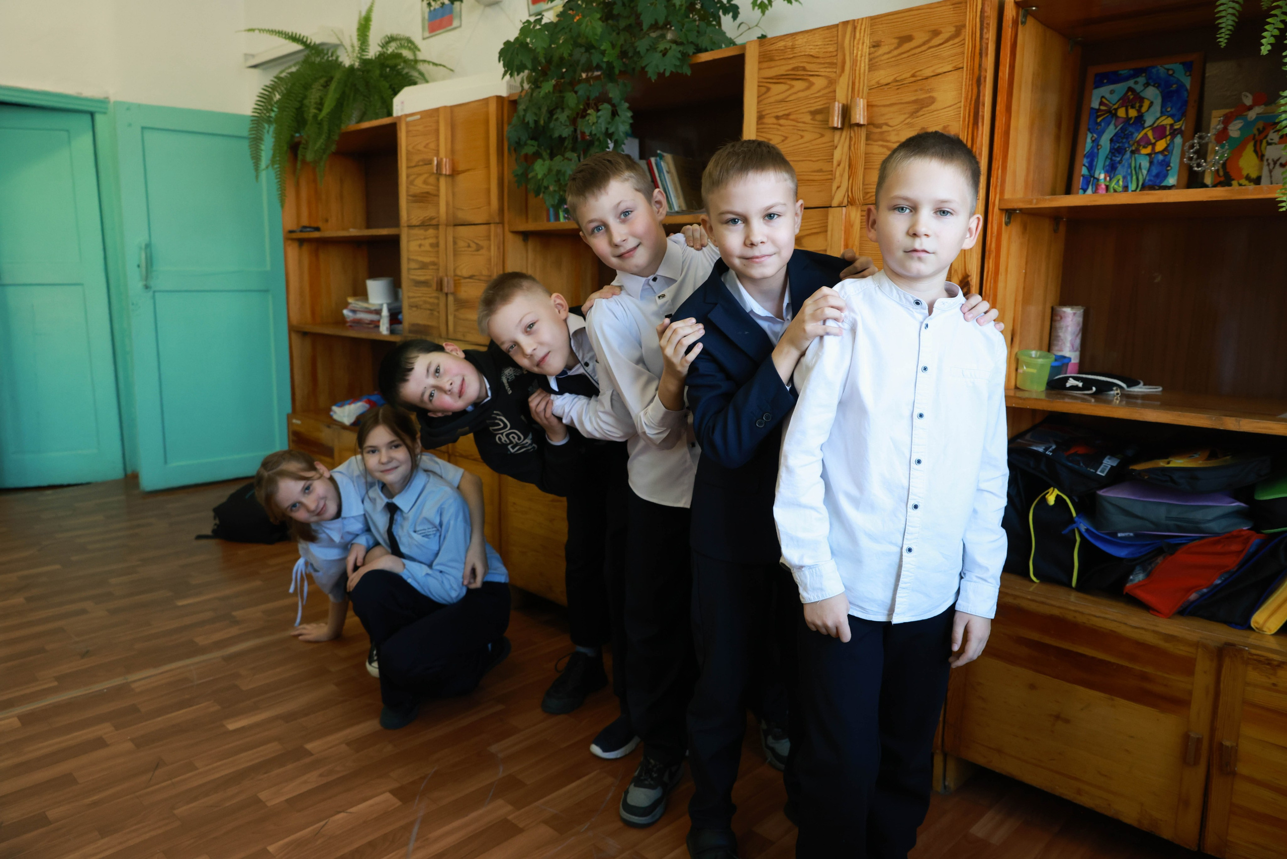 Школьники. Мультифотограф Динара Ахмедзянова