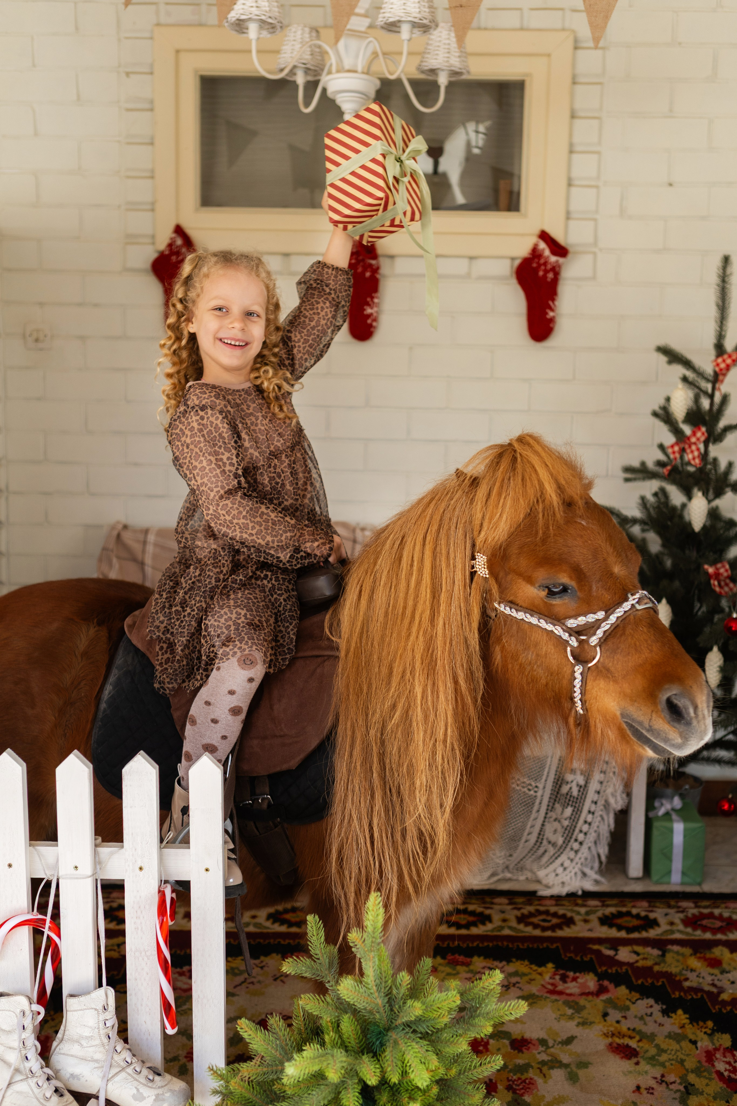 Символ 2026 года «Пони-Бонус». Фотостудия Ольги Сурухановой. Свадебный семейный и детский фотограф в Краснодаре Карина Федоровская