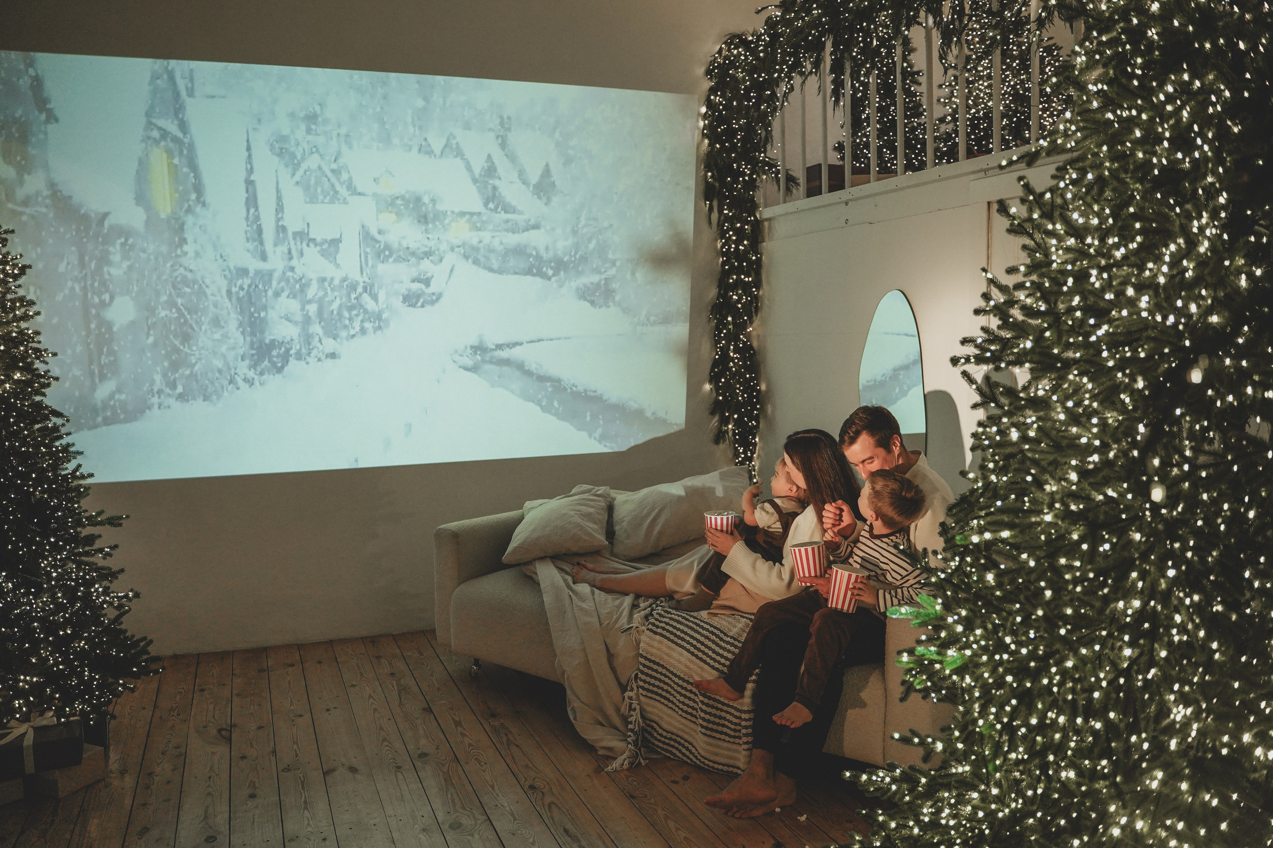 Новогодняя ночная фотосессия. Семейный и женский фотограф в Краснодаре Анастасия Приймак