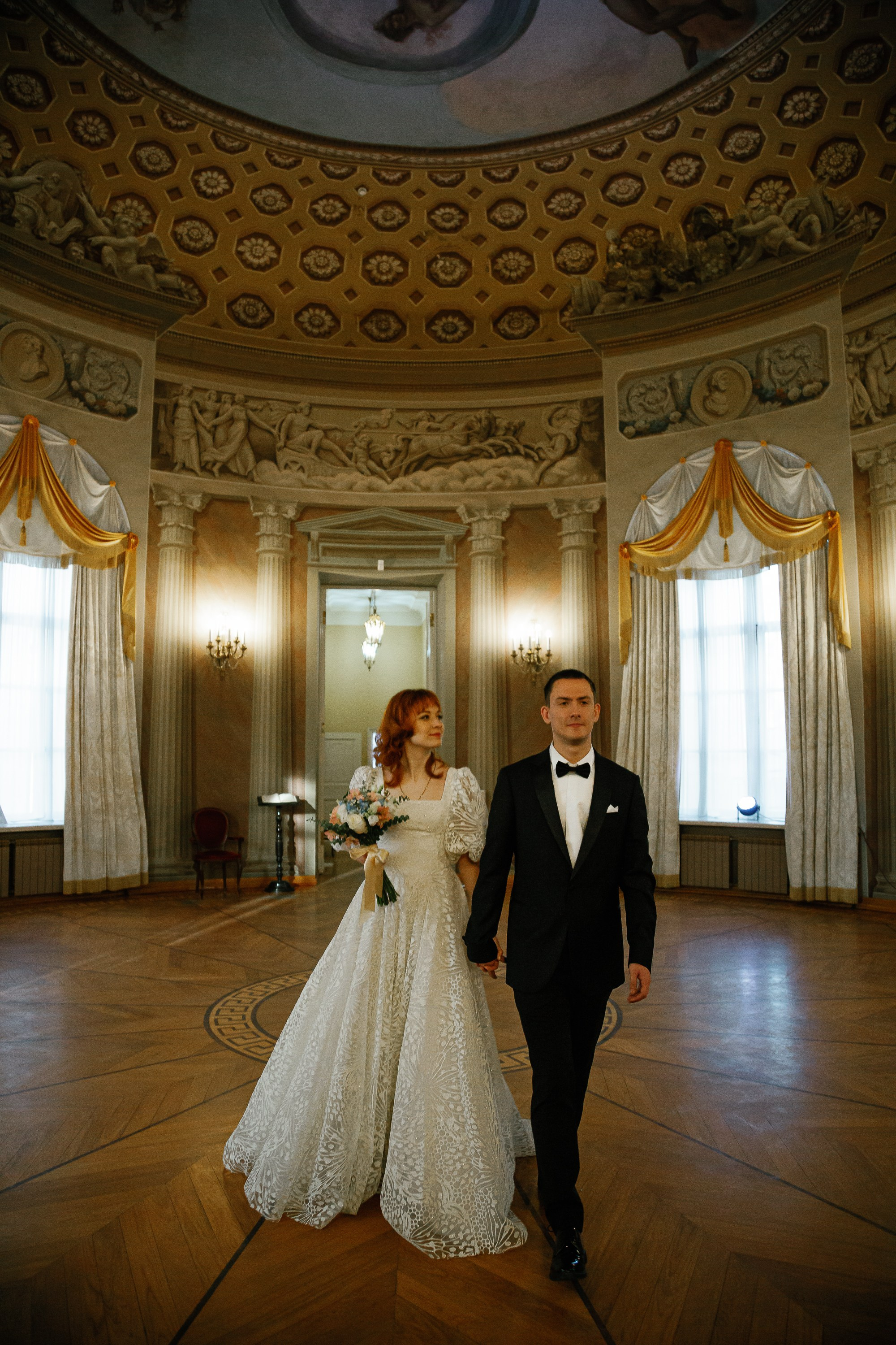 Свадебная фотосессия в музее усадьбе Люблино