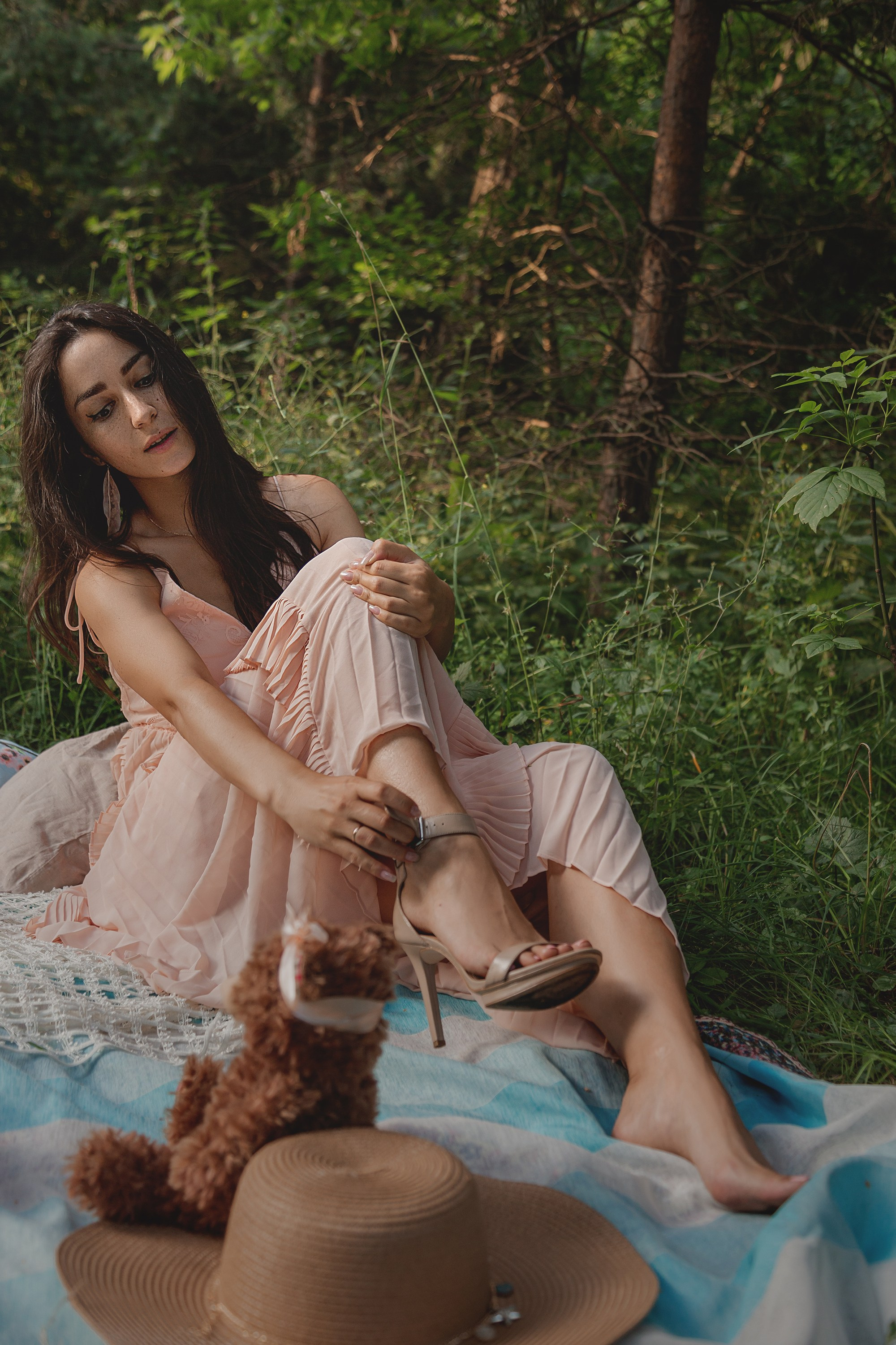 фотограф Анна Добрачёва, Anna Dobracheva, AIDphoto, беременность, озеро, серебренный бор, фотосессия у озера, фотосессия пикник