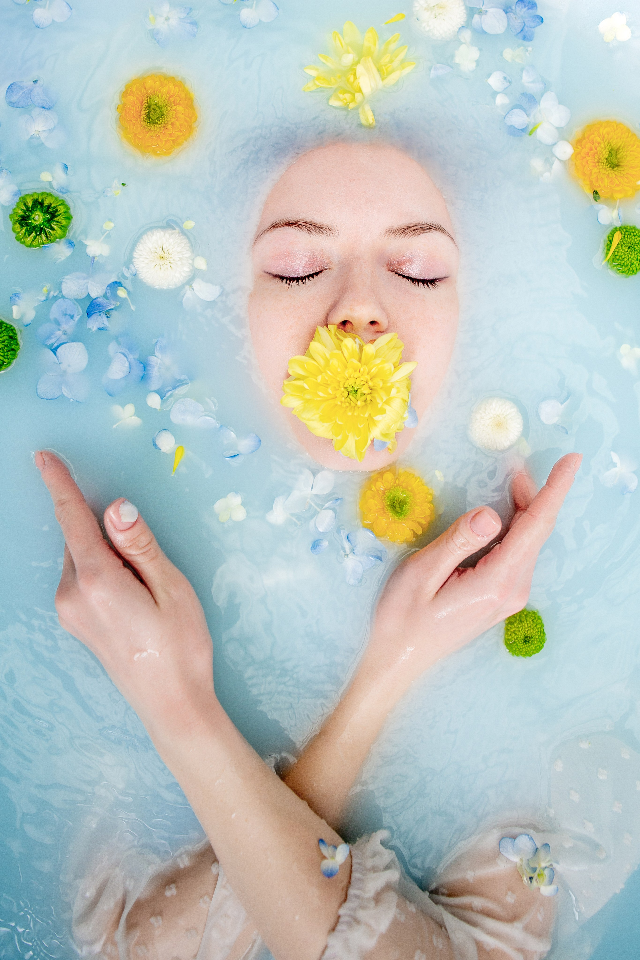 Голубое молоко. Фотограф Екатерина Голицына