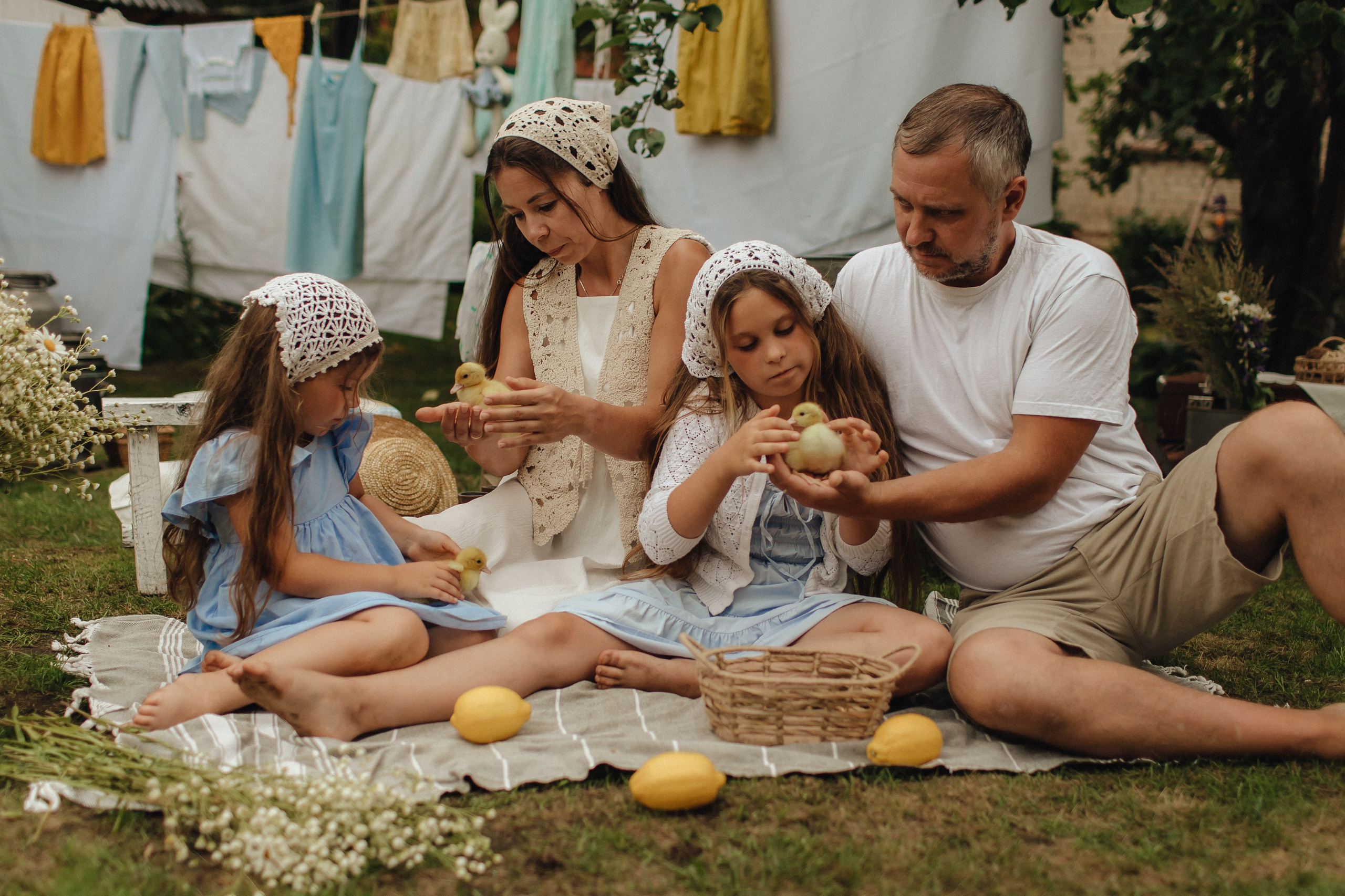 Екатерина, Максим, Вика и Полина. Семейный фотограф в Москве и Московской области Лазутина Валентина