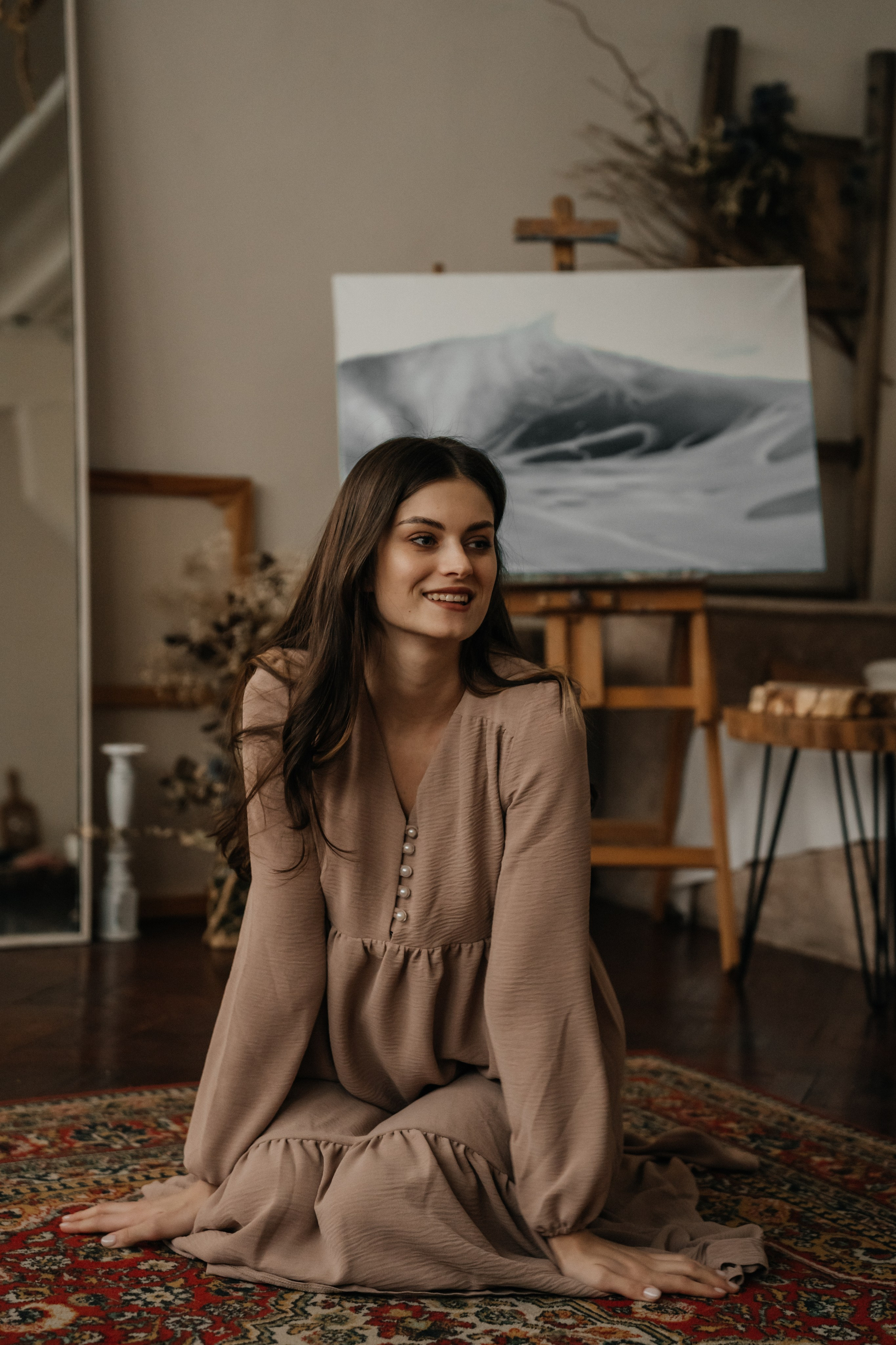 В мастерской. Ваш фотограф Вика Артемова