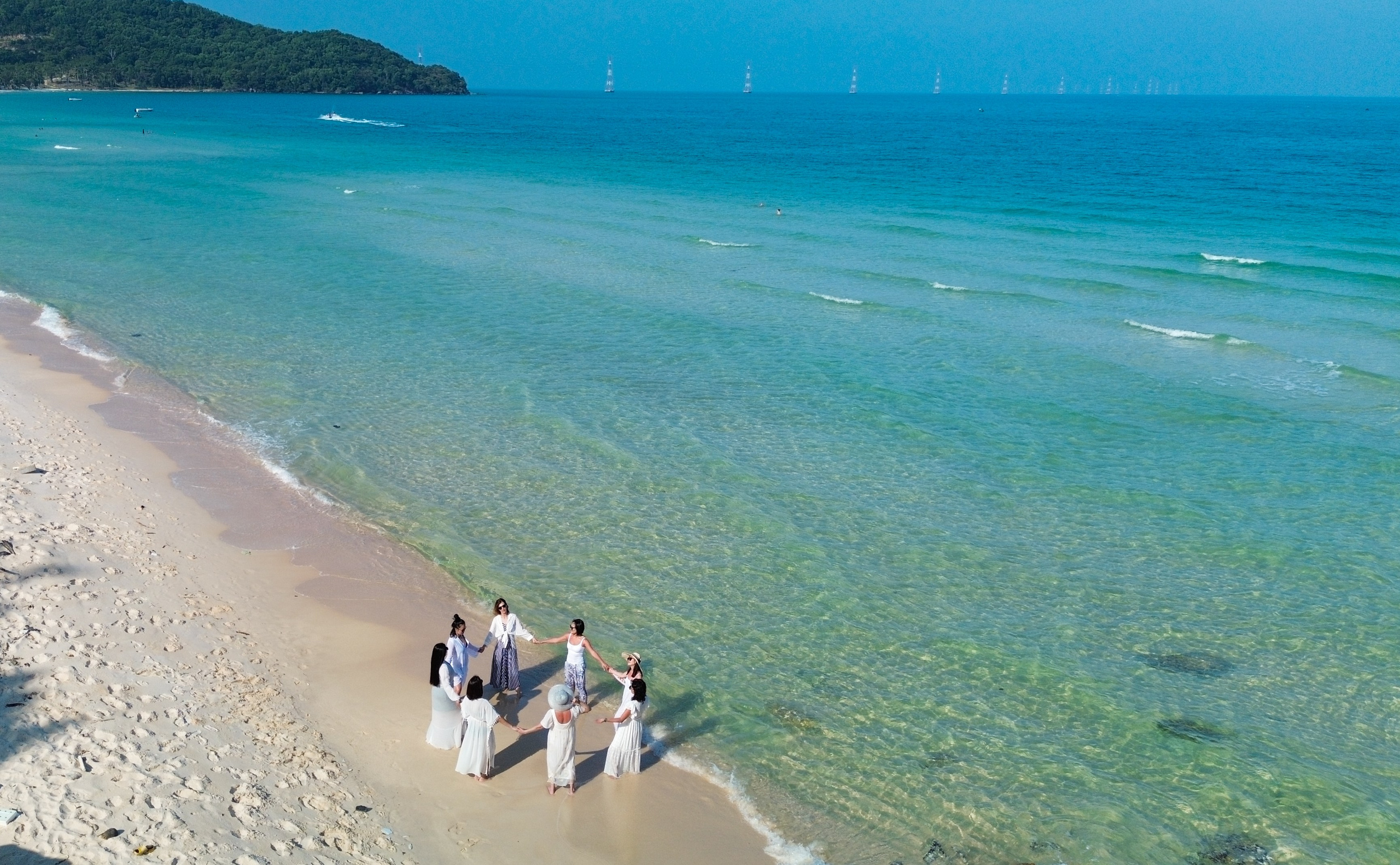 Съемка с дрона. Фотограф Сергей Кишкель Дананг Нячанг Фукуок