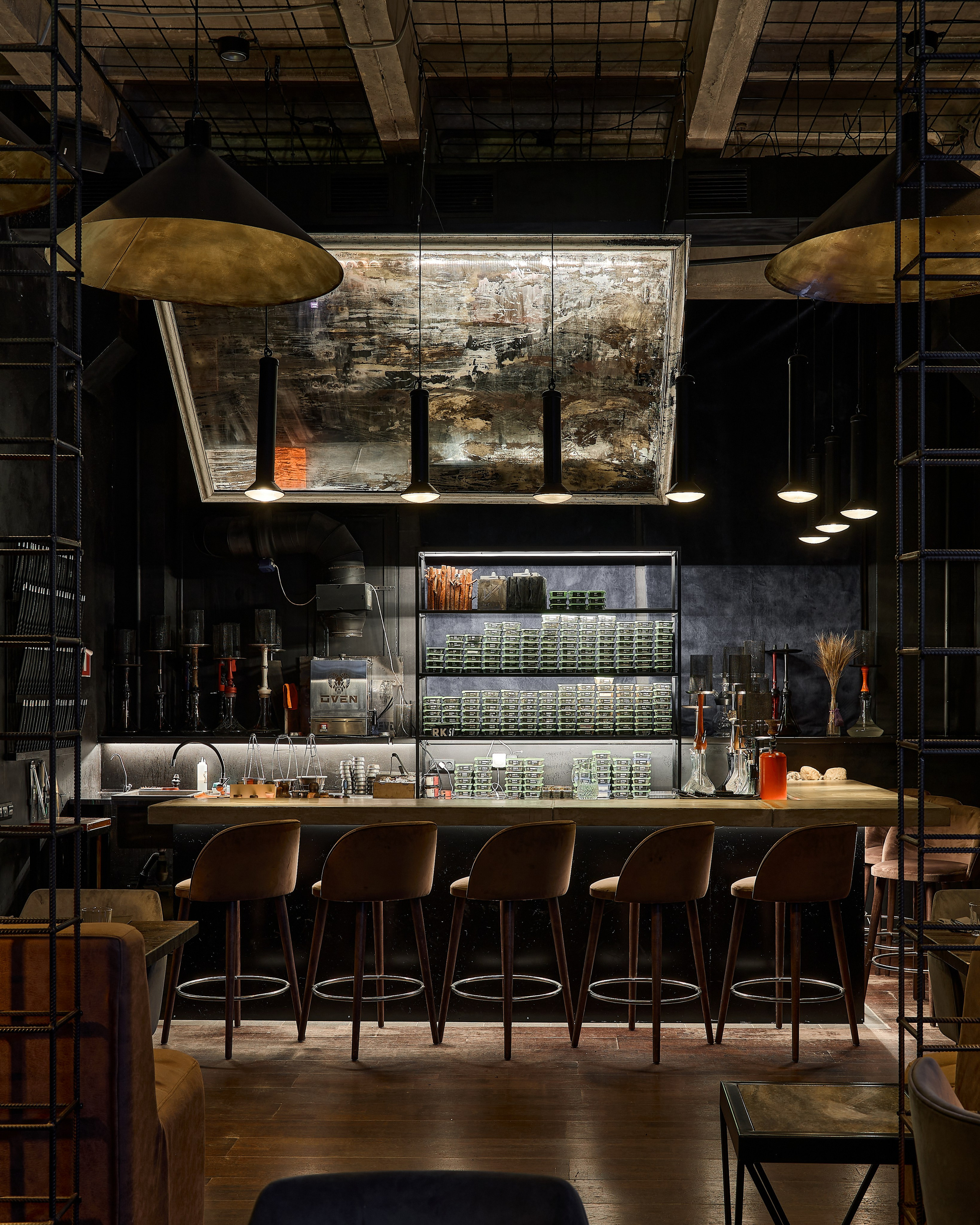 Гастробар NOBEL. Дизайнер Кирилл Кошурников. Иван Благушин. Интерьерный и архитектурный фотограф в Москве и Санкт-Петербурге