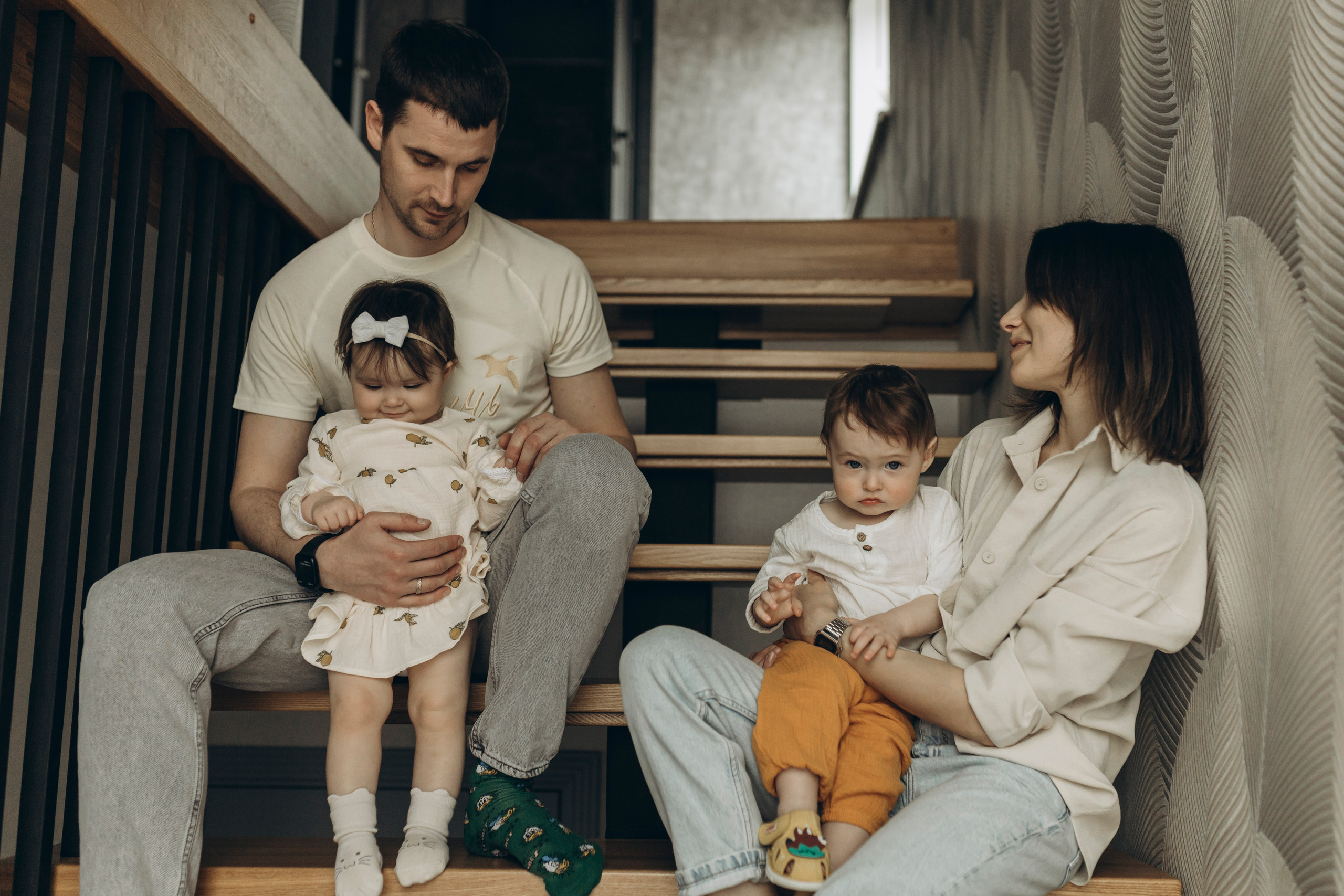 Домашняя семейная фотосессия. Семейный и детский фотограф в Рязани Васюгова Мария