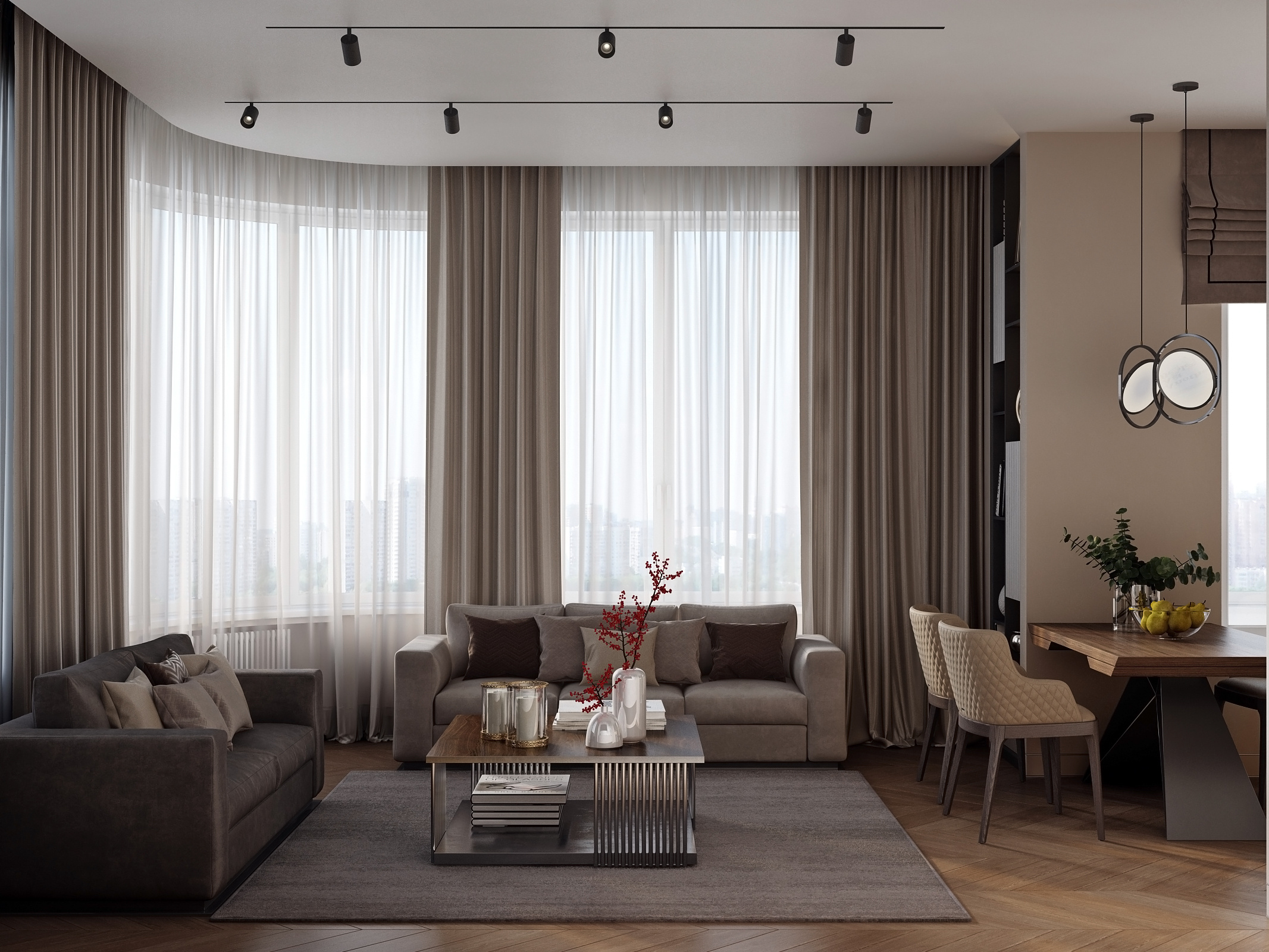 ЖК Символ. Дизайн интерьера в Москве