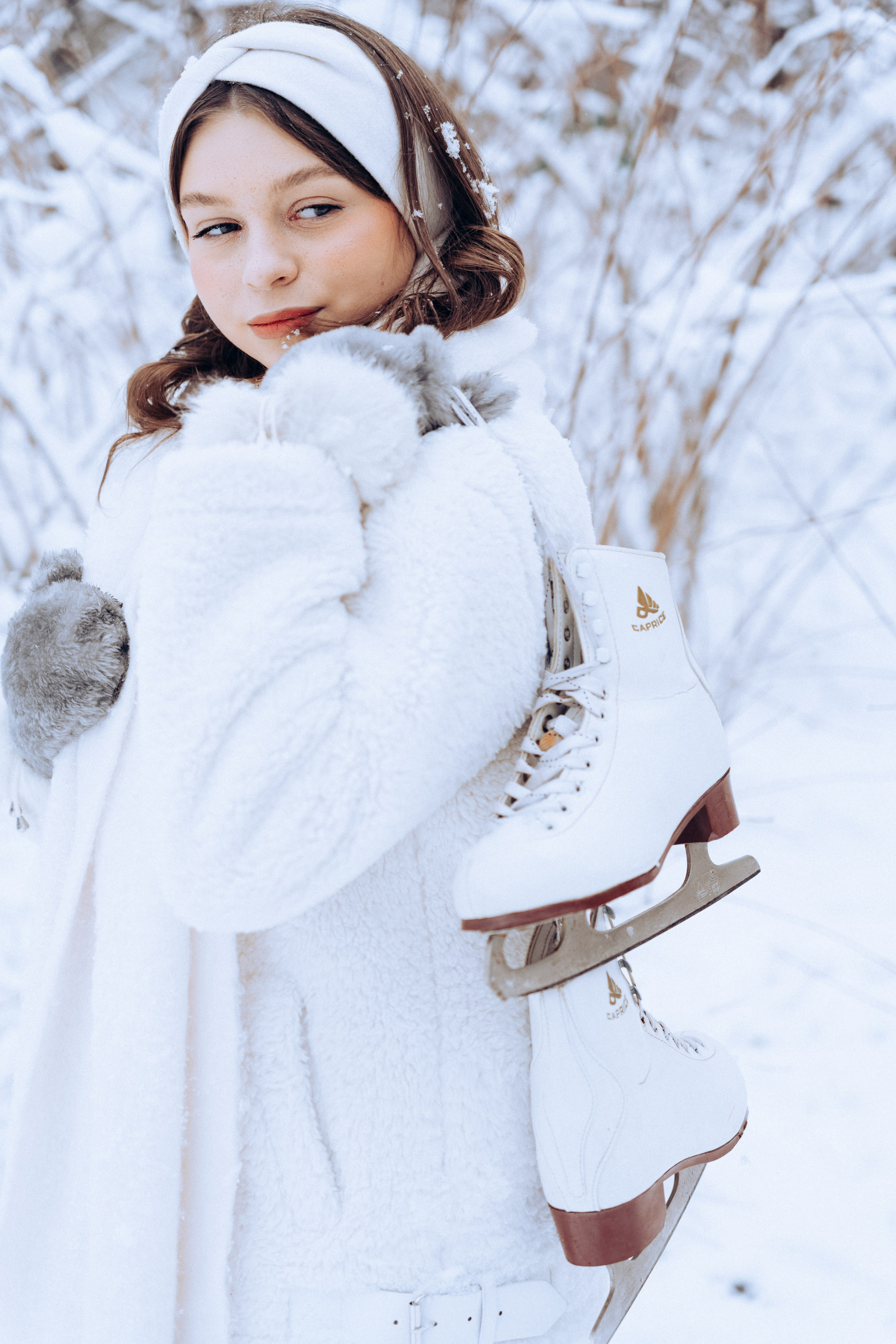 Ксения | Снежная зима. Портретный свадебный фотограф Крым | Евгения Щитенко