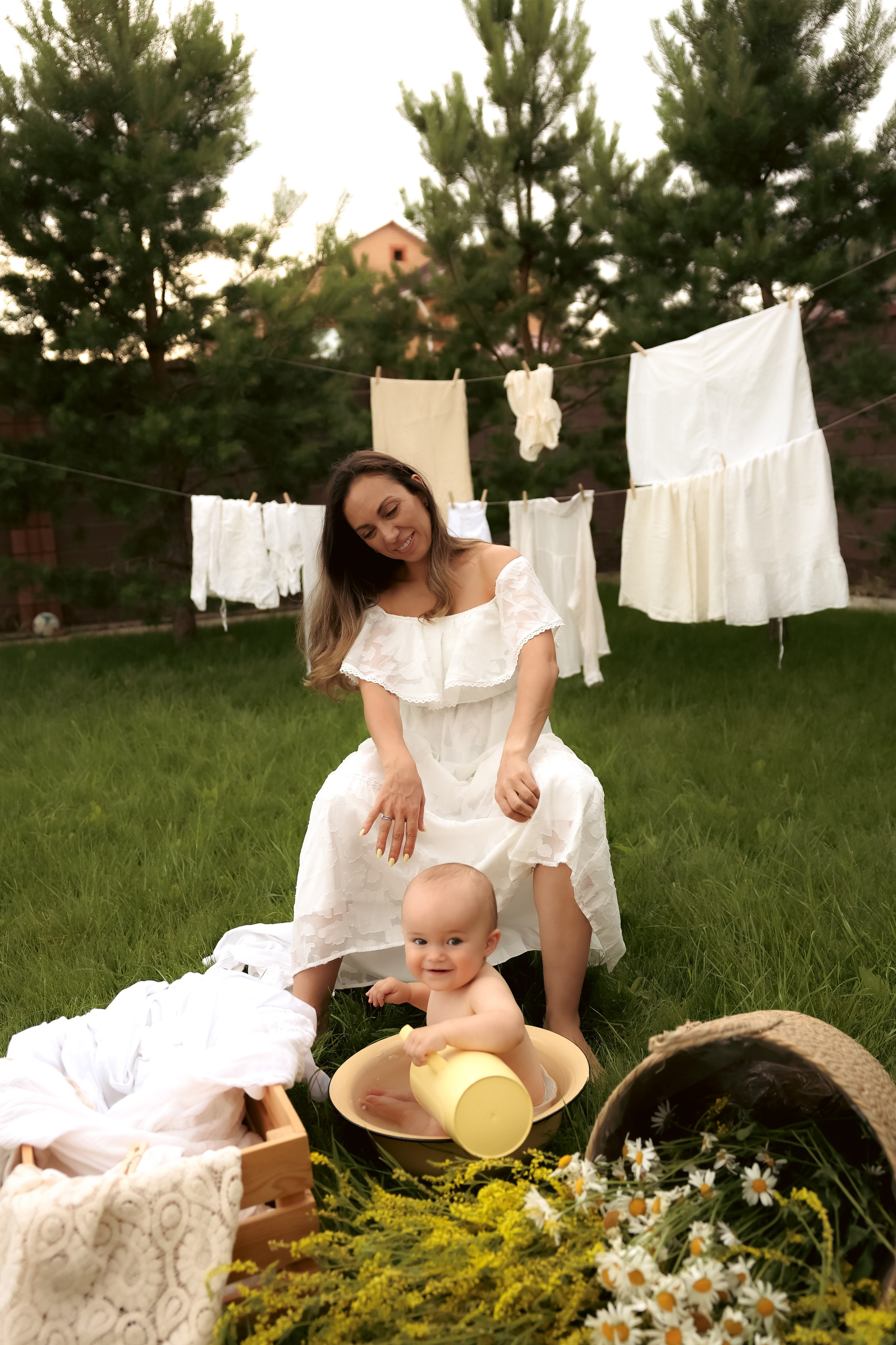 Большая стирка. Ваш семейный newborn и lifestyle фотограф в СПБ Наталья Журавлева