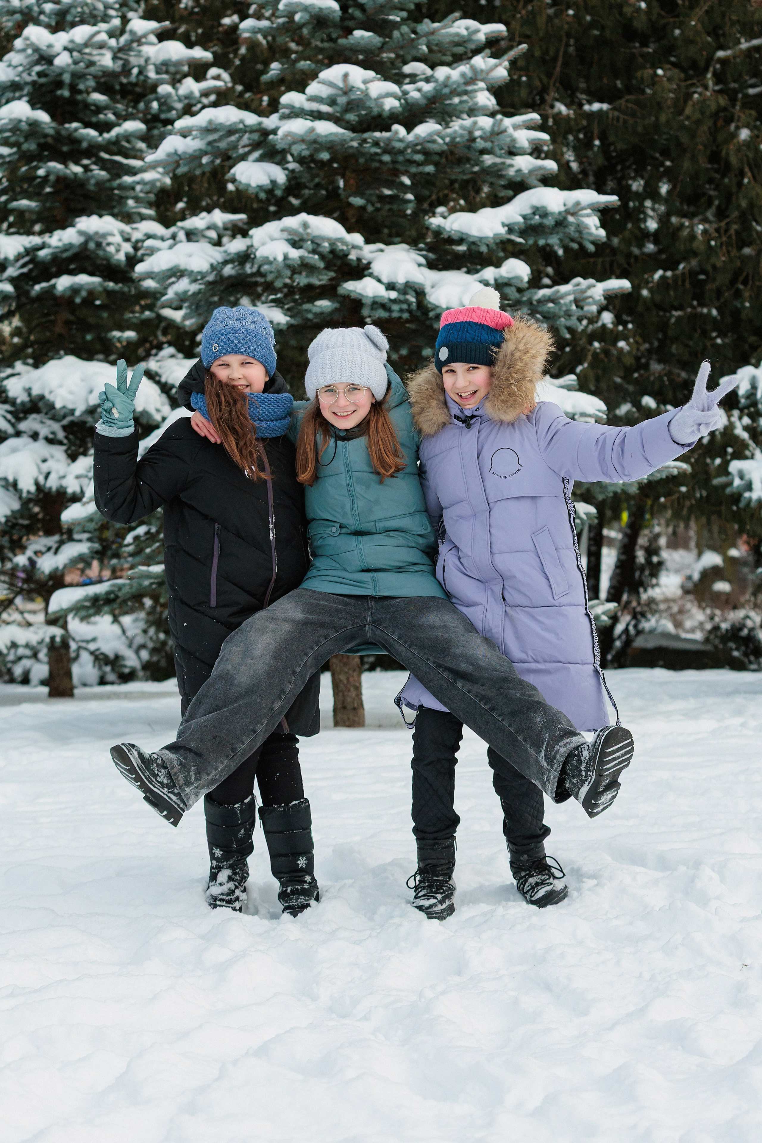 Зима. Начальная школа. Свадебный, семейный, детский фотограф в Санкт-Петербурге