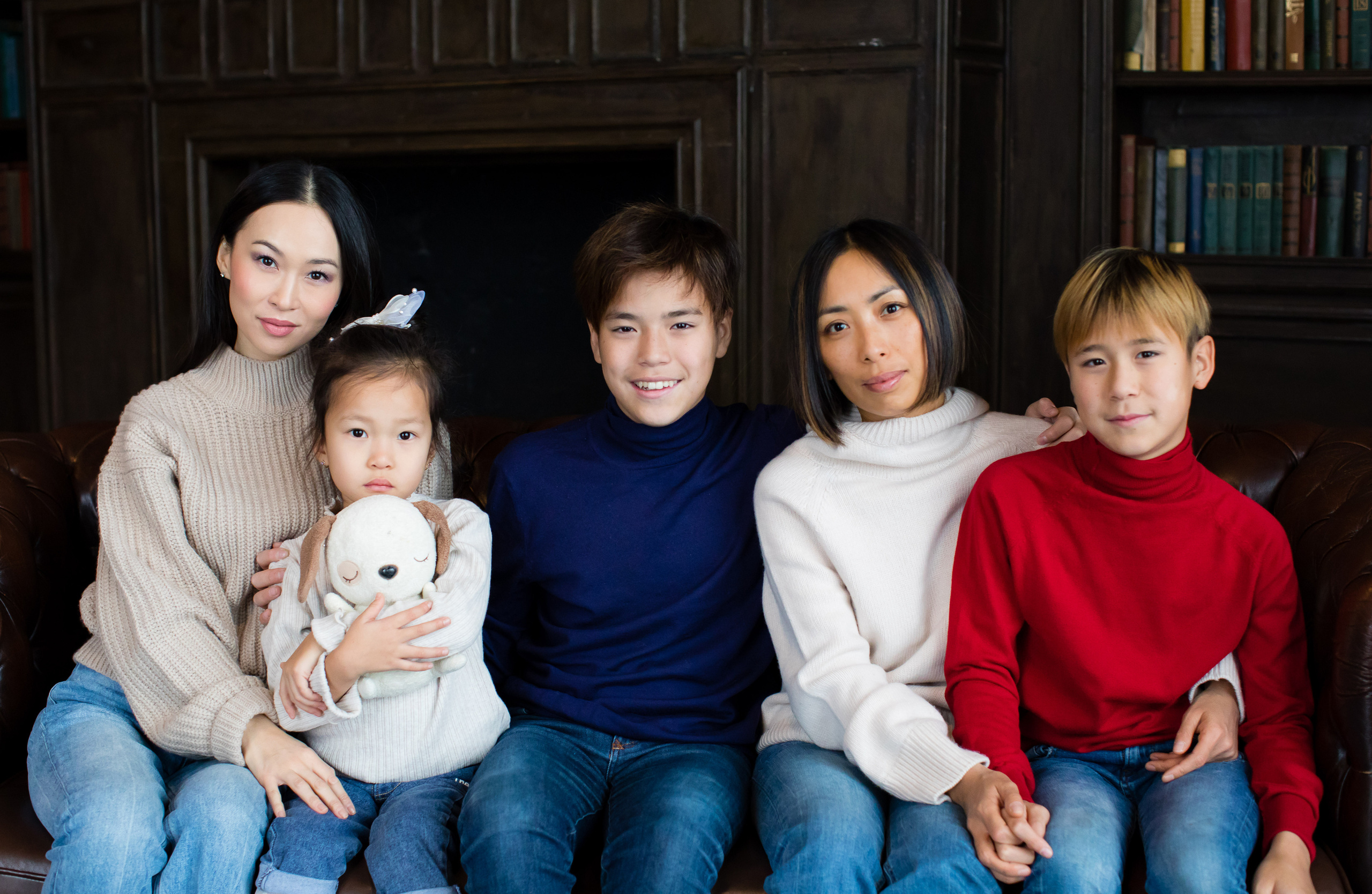 Новогодняя семейная съёмка. Портретный и семейный фотограф Юлия Герман