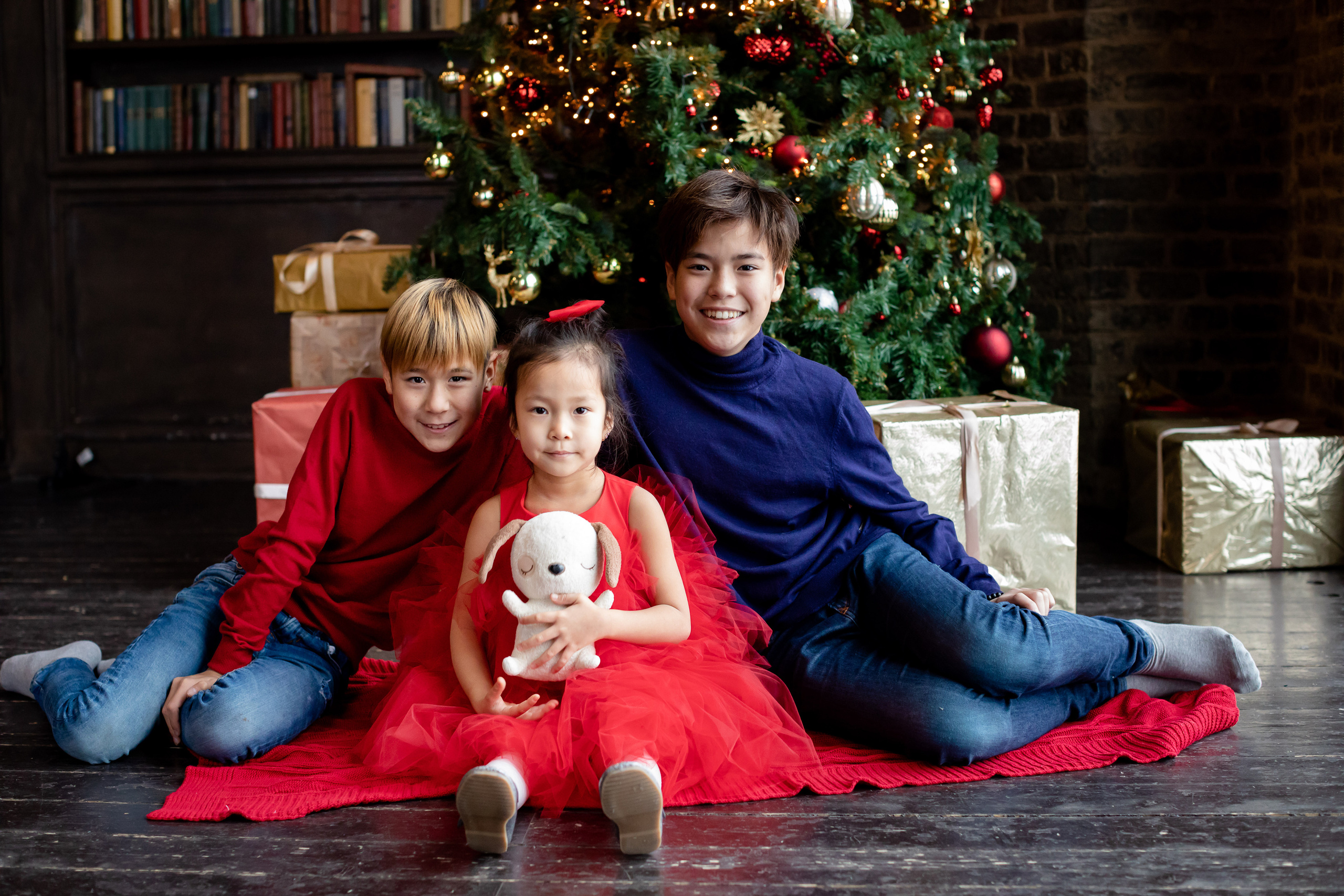 Новогодняя семейная съёмка. Портретный и семейный фотограф Юлия Герман