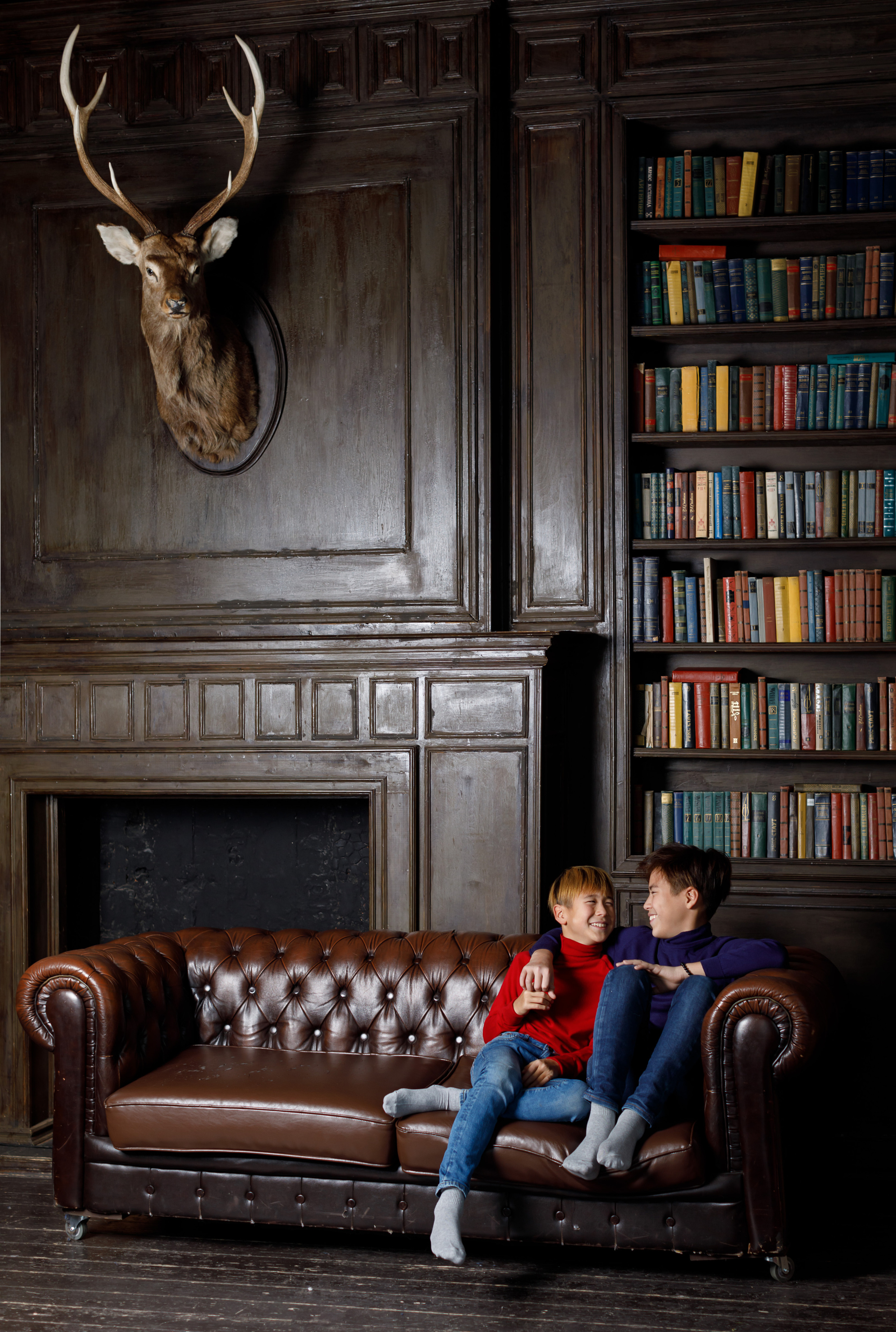 Новогодняя семейная съёмка. Портретный и семейный фотограф Юлия Герман