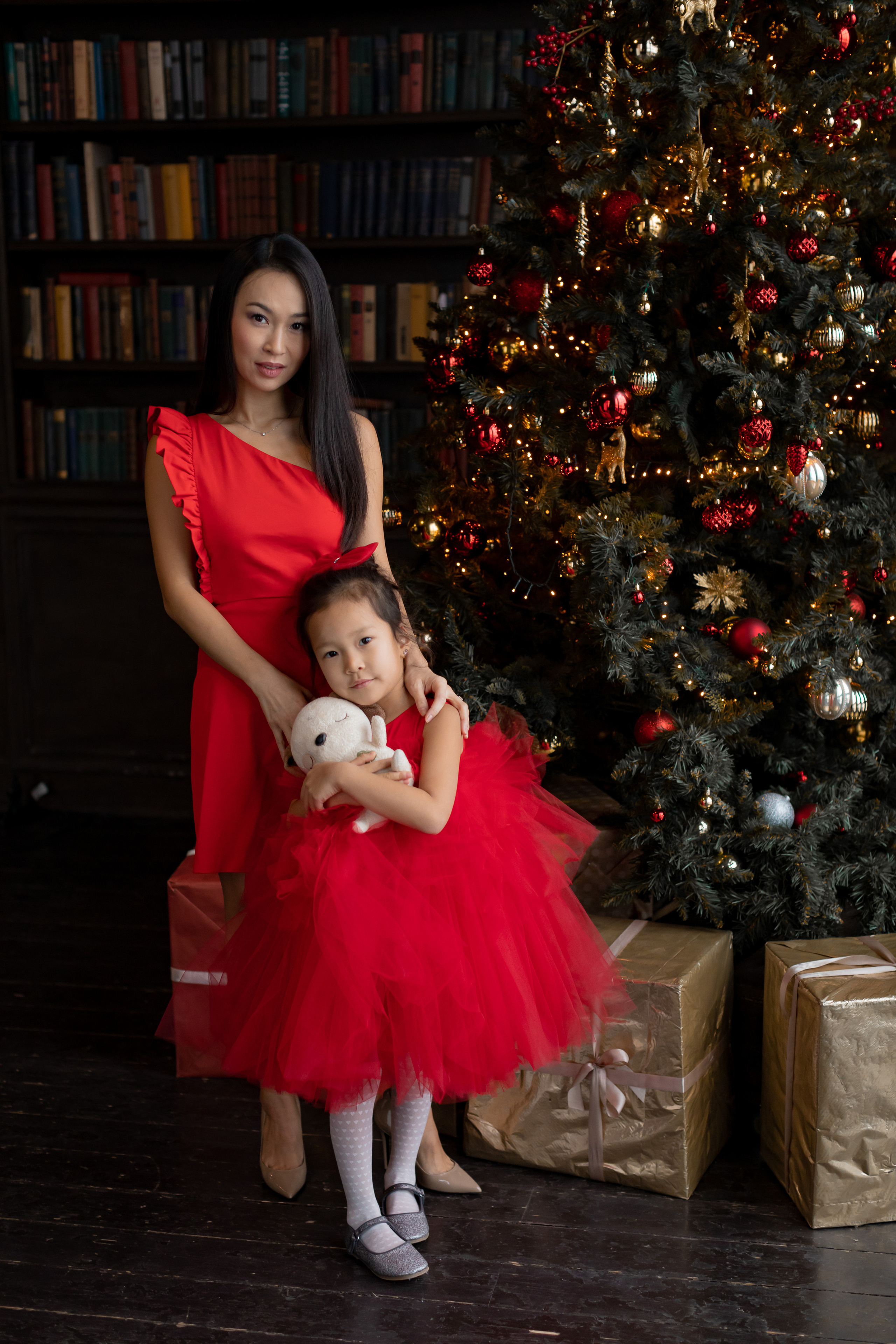 Новогодняя семейная съёмка. Портретный и семейный фотограф Юлия Герман