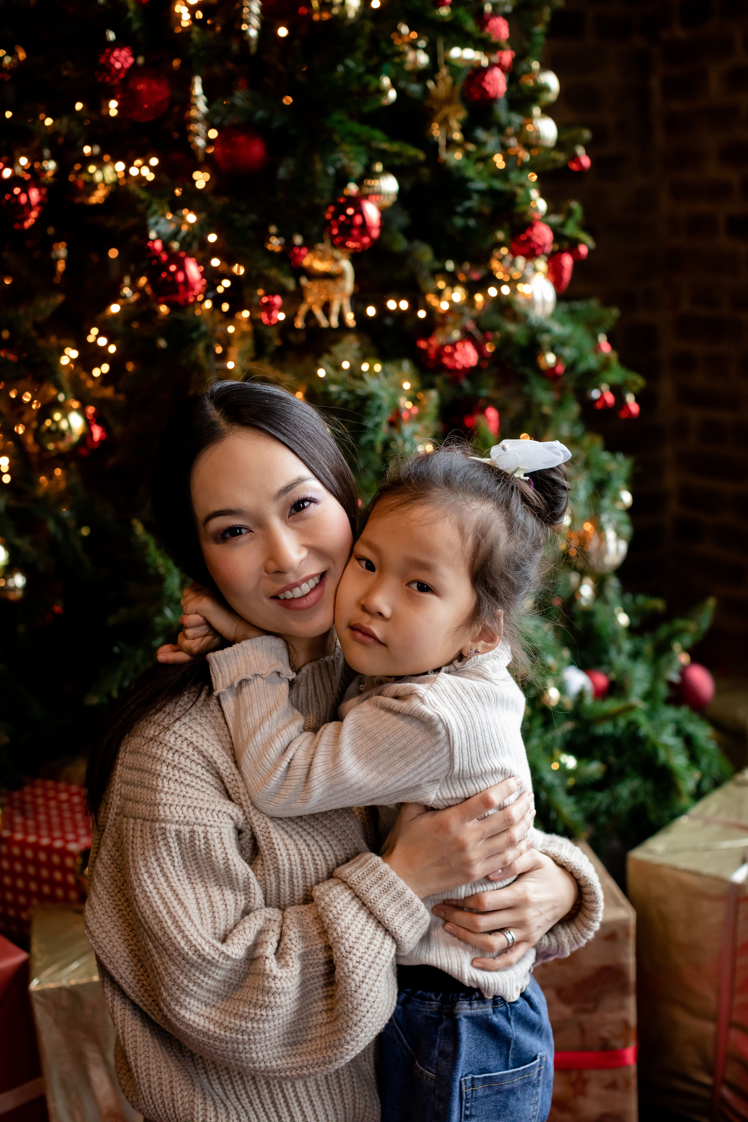 Новогодняя семейная съёмка. Портретный и семейный фотограф Юлия Герман