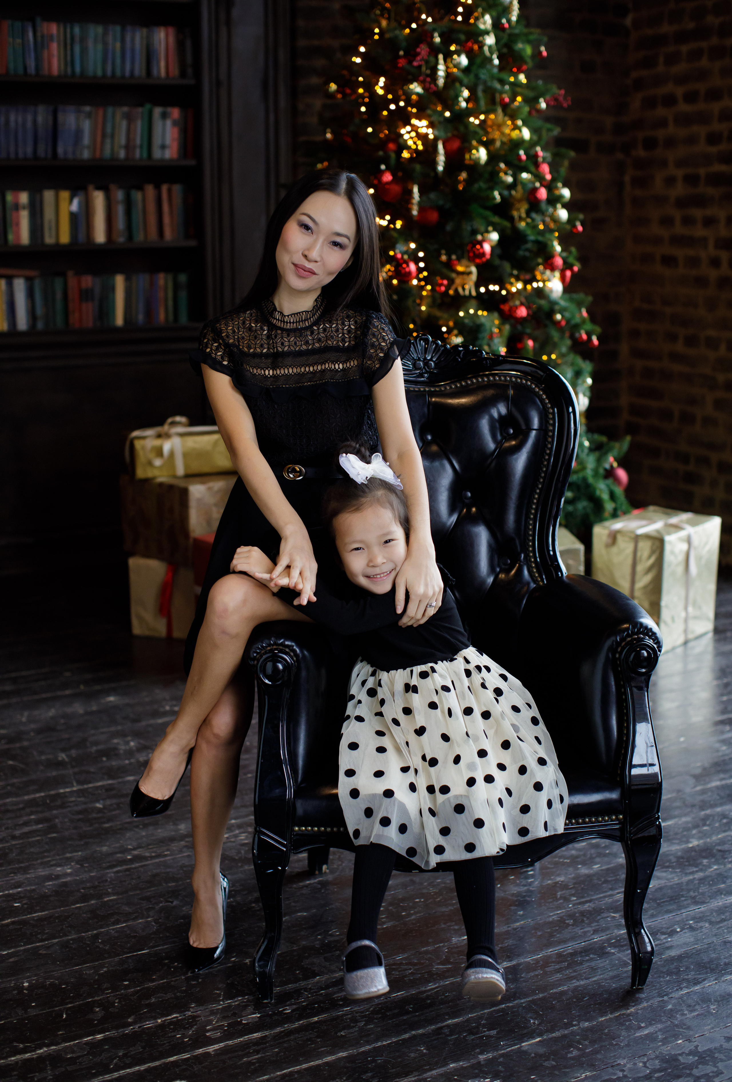 Новогодняя семейная съёмка. Портретный и семейный фотограф Юлия Герман