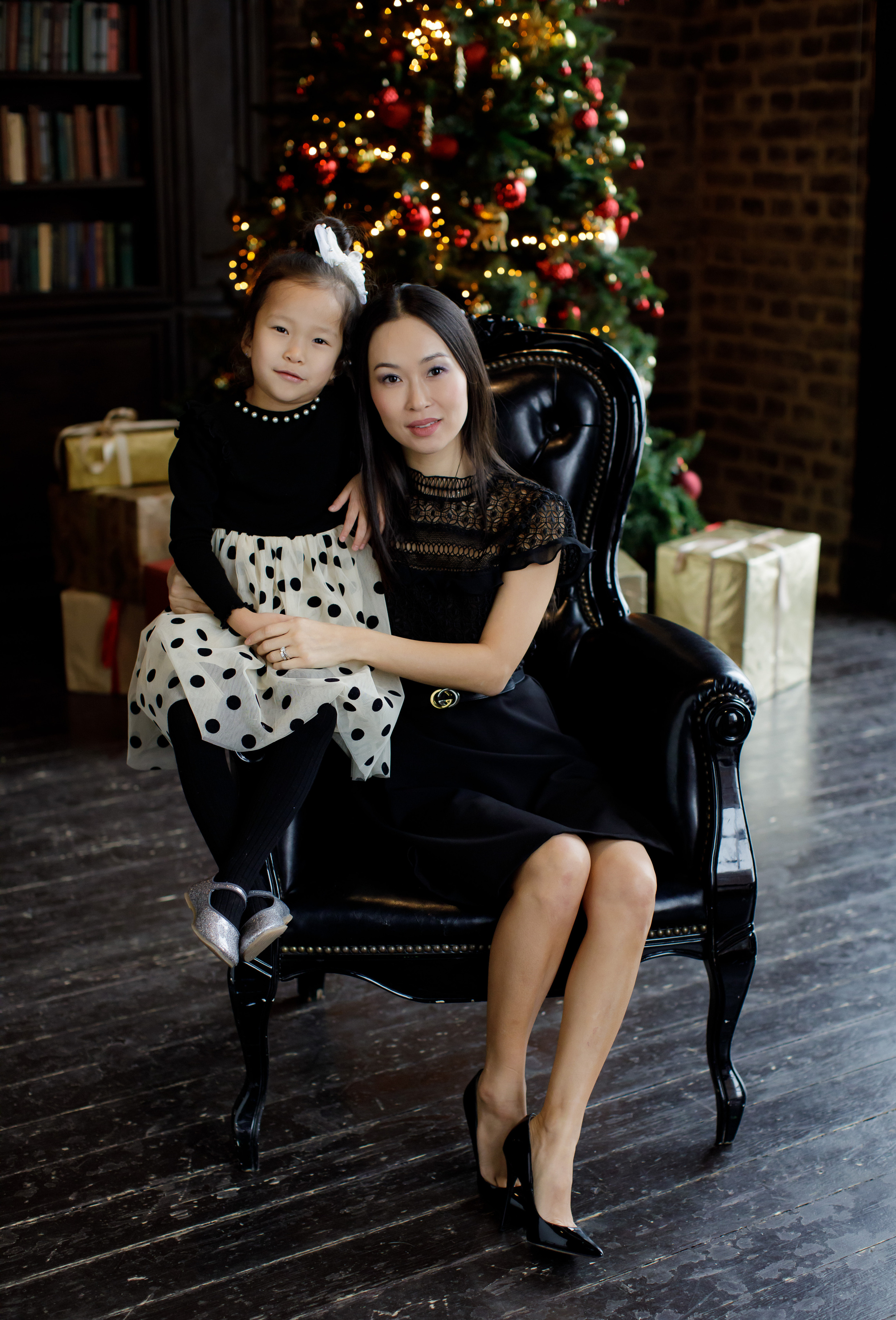 Новогодняя семейная съёмка. Портретный и семейный фотограф Юлия Герман