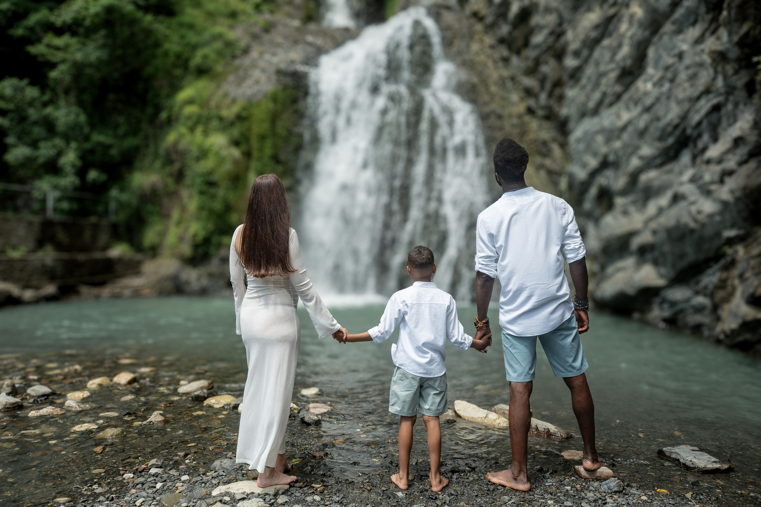 Тьерри и Светлана водопады. Наталья Слесаренко фотограф в Сочи