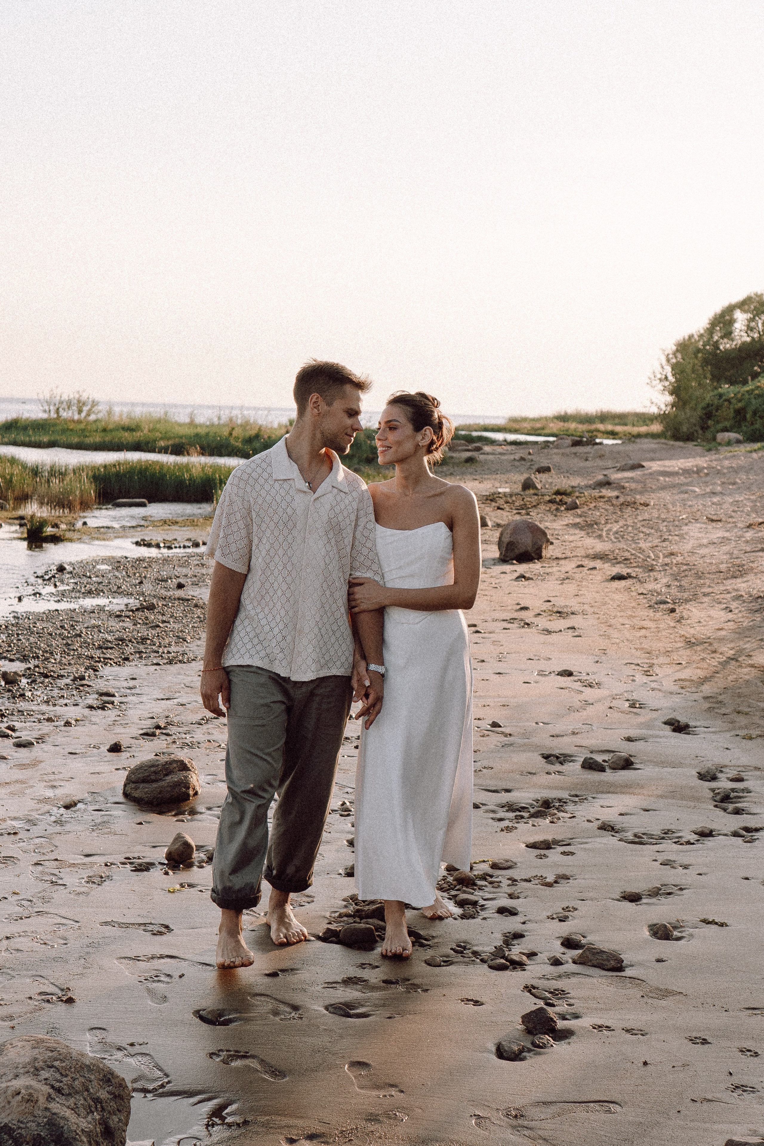 СВАДЕБНАЯ ФОТОСЕССИЯ ВЫЕЗДНОЙ ЦЕРЕМОНИИ (ФИНСКИЙ ЗАЛИВ). Профессиональный фотограф, Санкт-Петербург — Виктория Богомолова