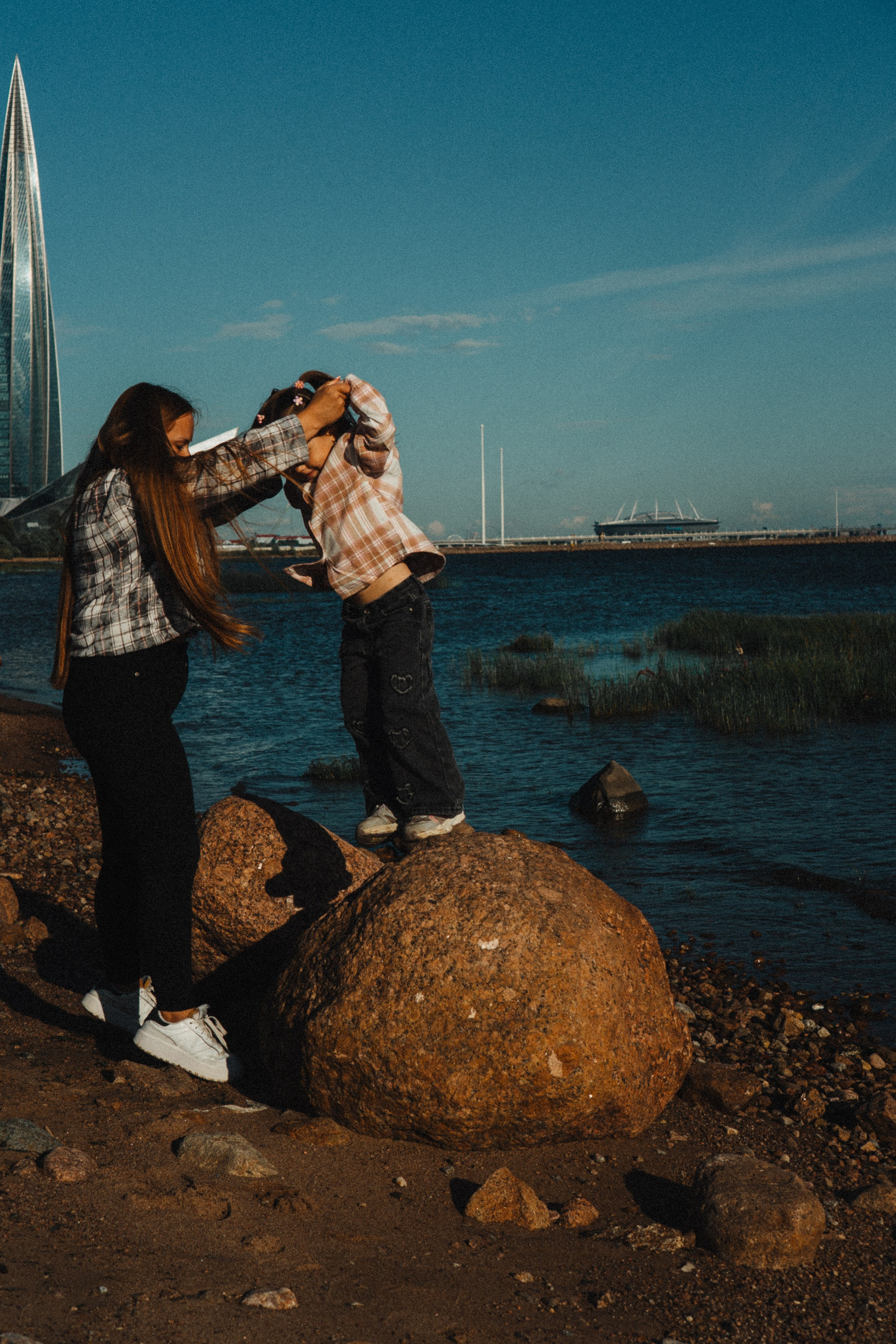 МАМА И ДОЧКА НА ФИНСКОМ ЗАЛИВЕ. Профессиональный фотограф, Санкт-Петербург — Виктория Богомолова