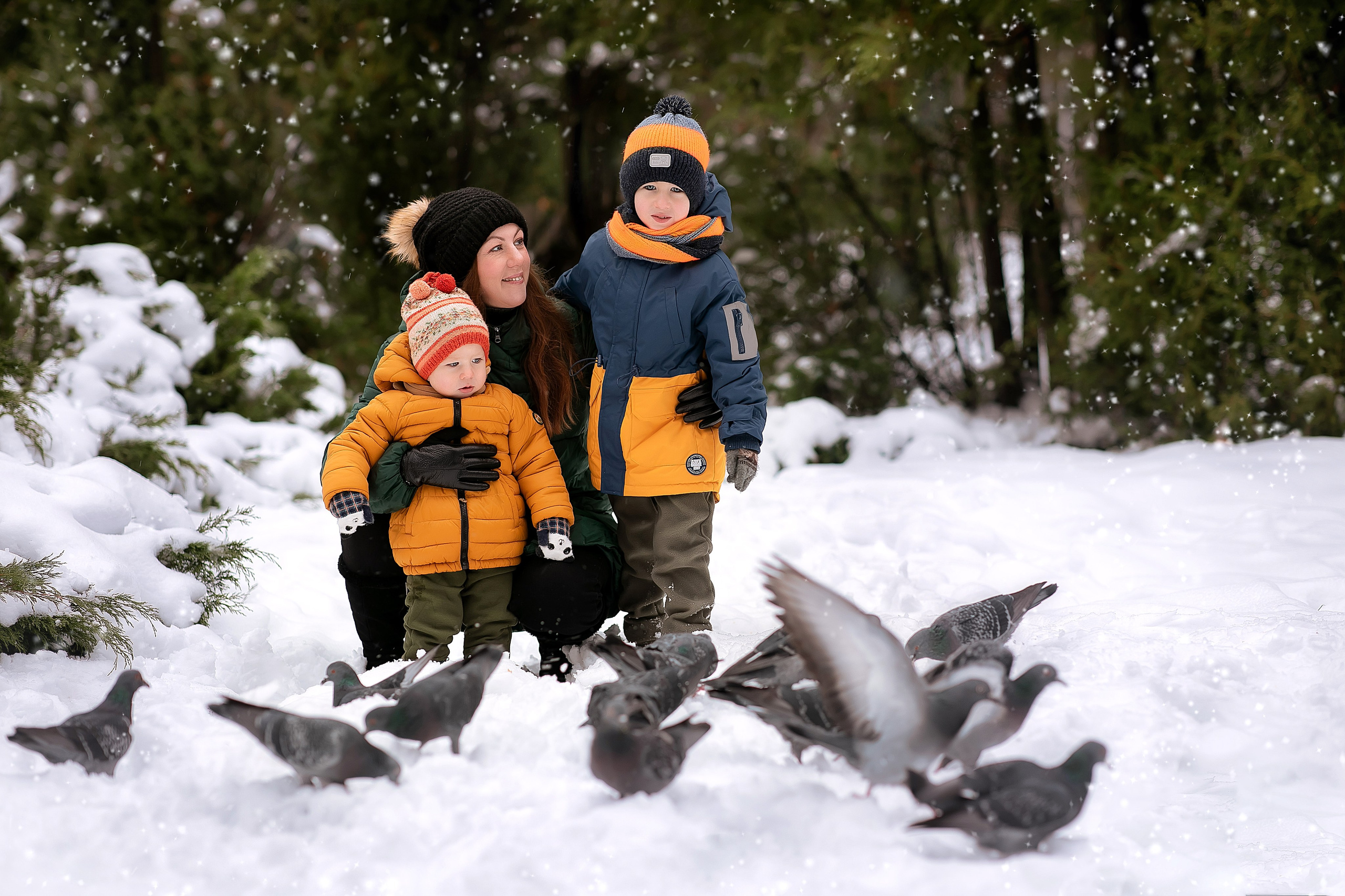 Семейная прогулка. Фотограф на крещение и венчание