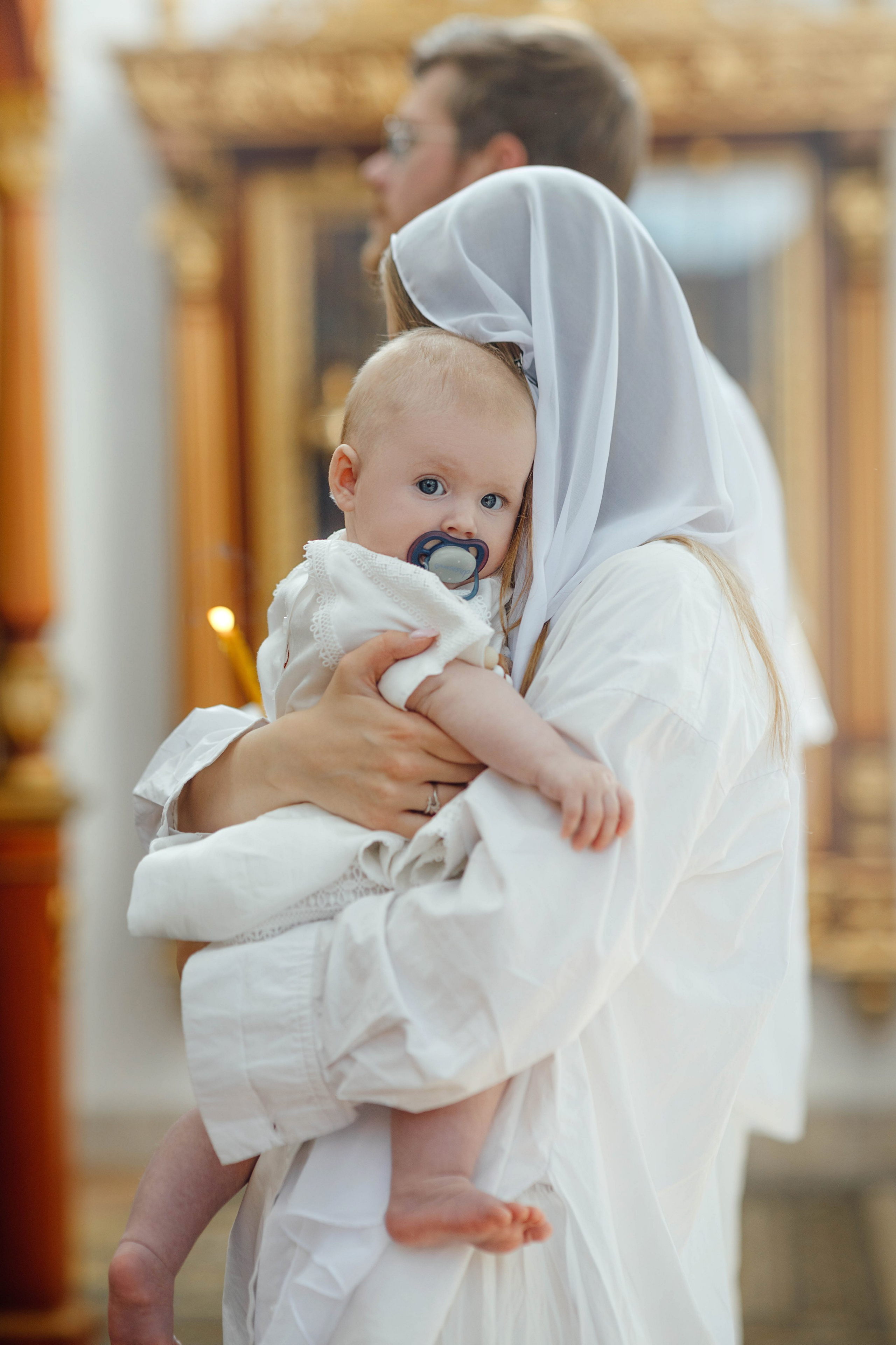 Крещение Мишель, гп. Ивенец, храм Ефросинии Полоцкой, август 2025