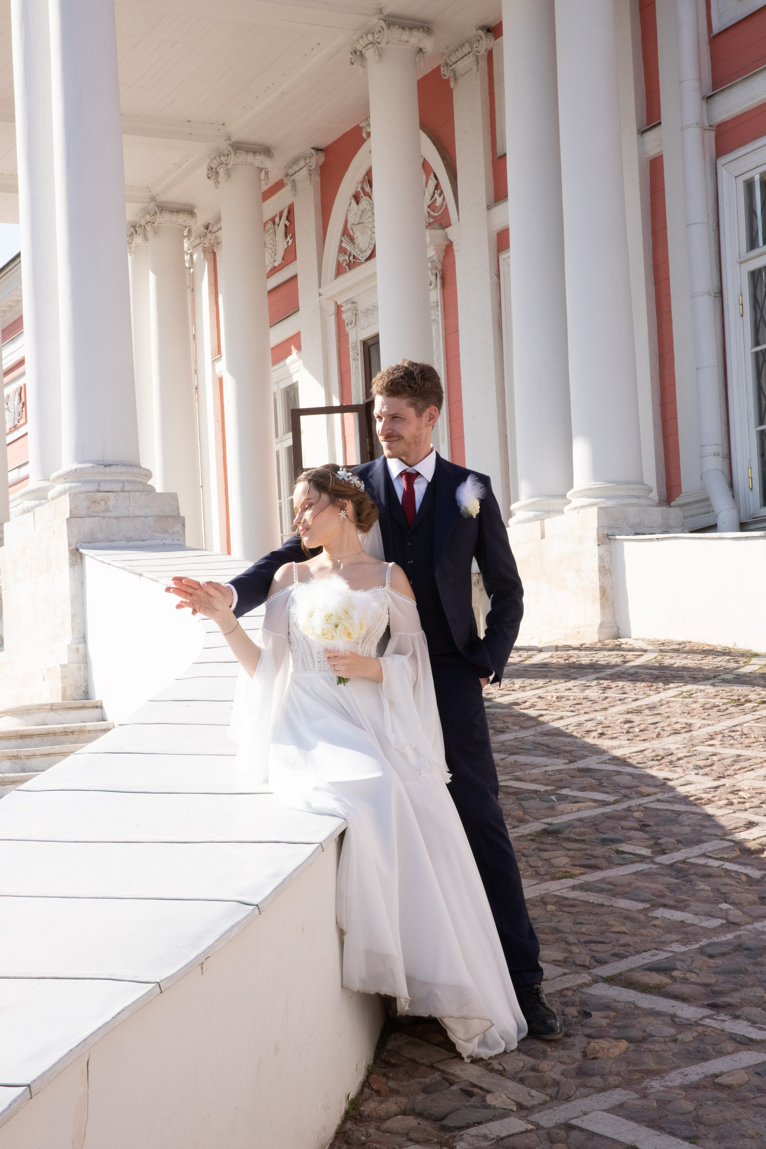 Летняя свадьба в Кусково. Свадебный и портретный фотограф в Москве Мария Кравченко