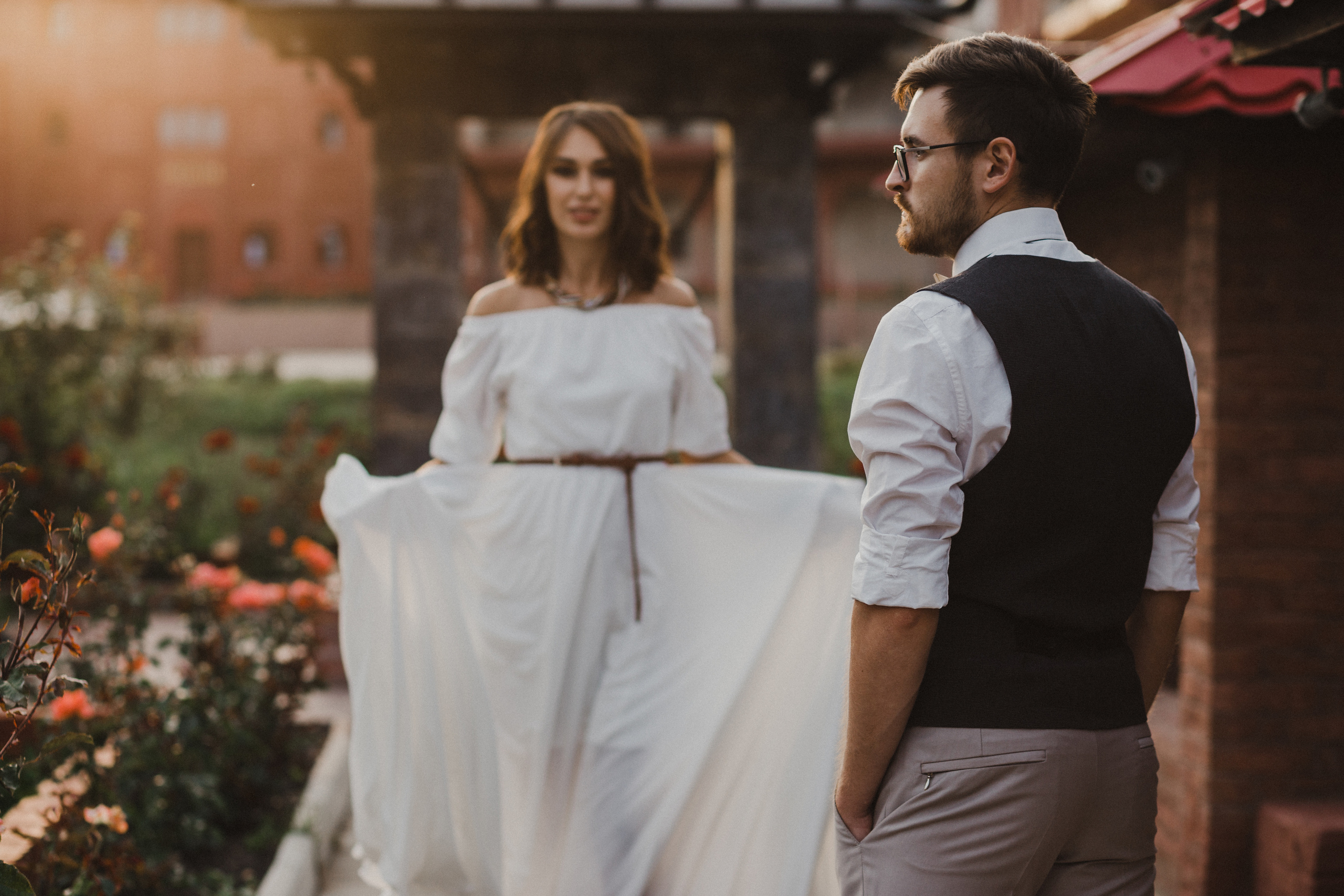 Свадебная прогулка в Этномире Свадебная фотосъемка в Этномире. Свадебный фотограф Калуга Москва Диана Румянцева