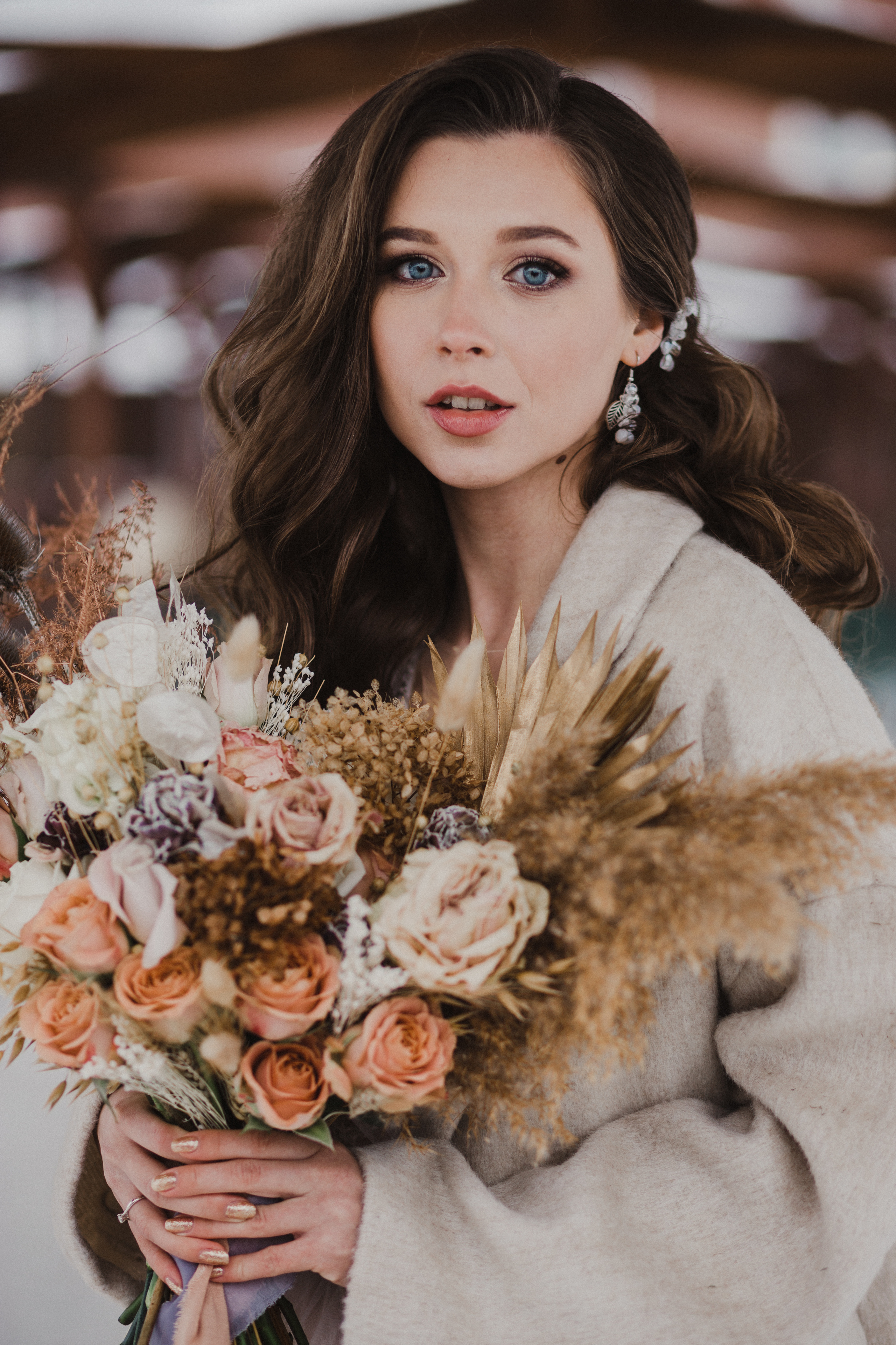 Свадьба зимой Зимняя свадьба Выездная регистрация. Свадебный фотограф Калуга Москва Диана Румянцева