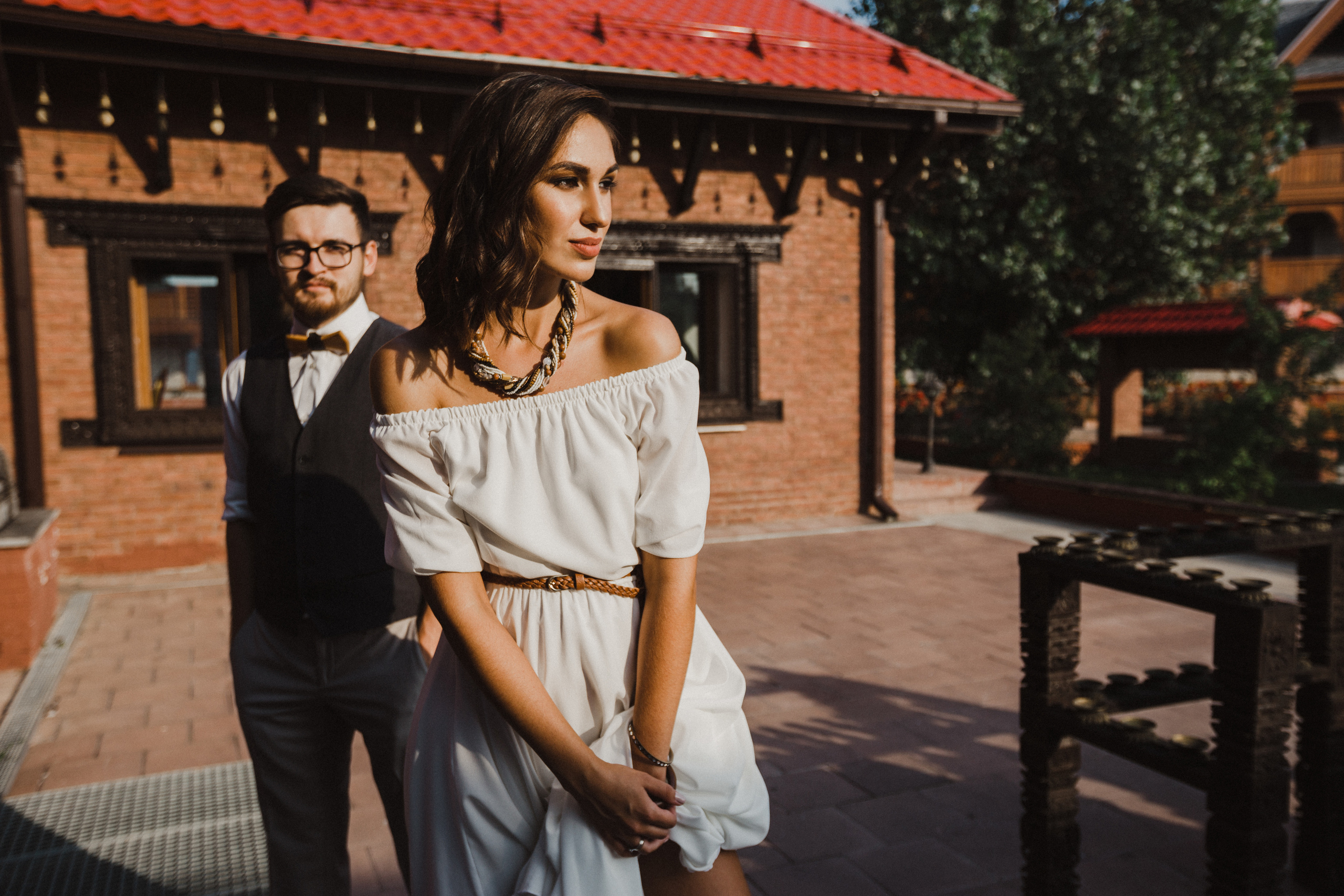 Свадебная прогулка в Этномире Свадебная фотосъемка в Этномире. Свадебный фотограф Калуга Москва Диана Румянцева