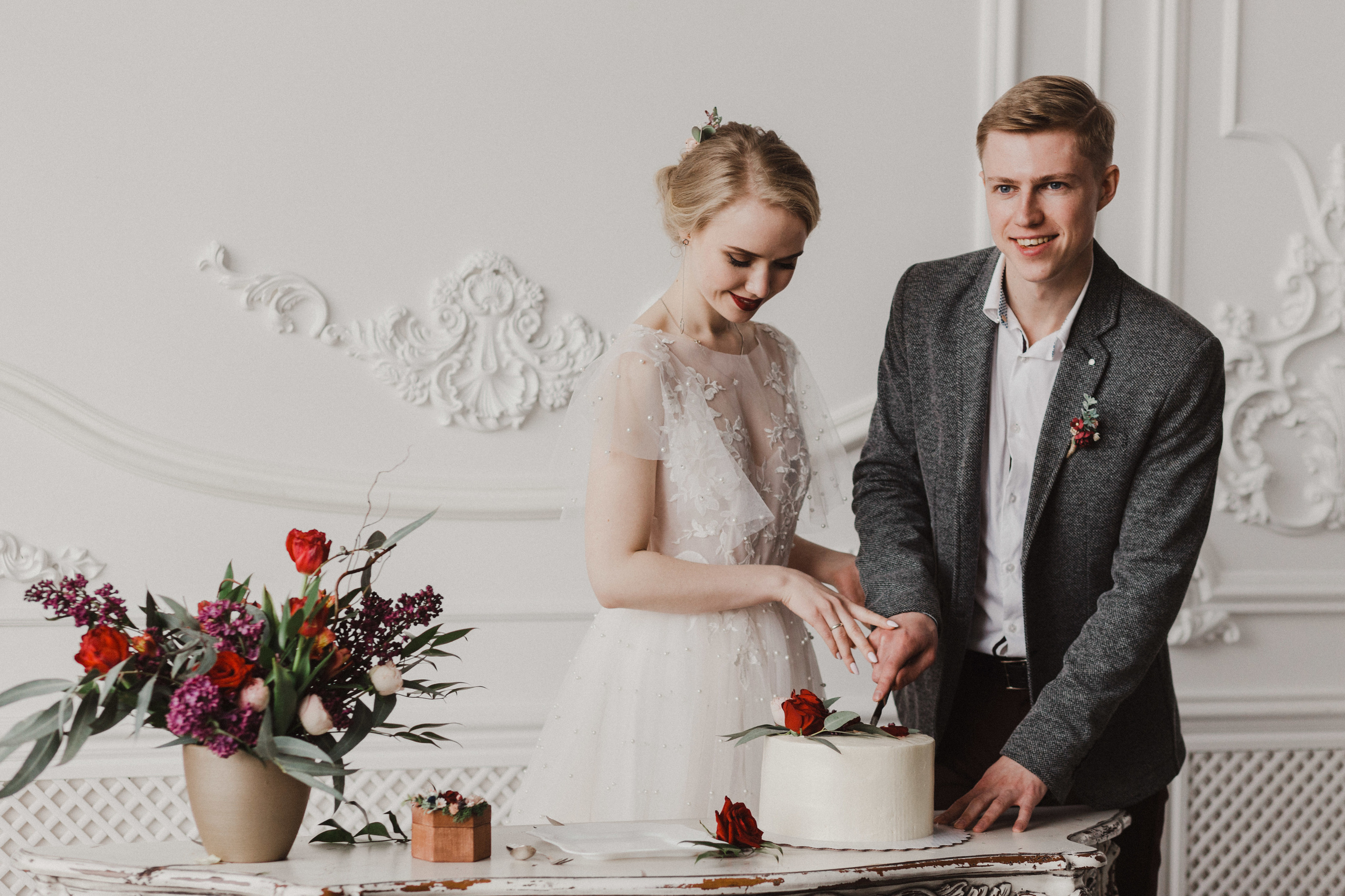 Свадебная фотосъемка в отеле и студии. Свадебный фотограф Калуга Москва Диана Румянцева